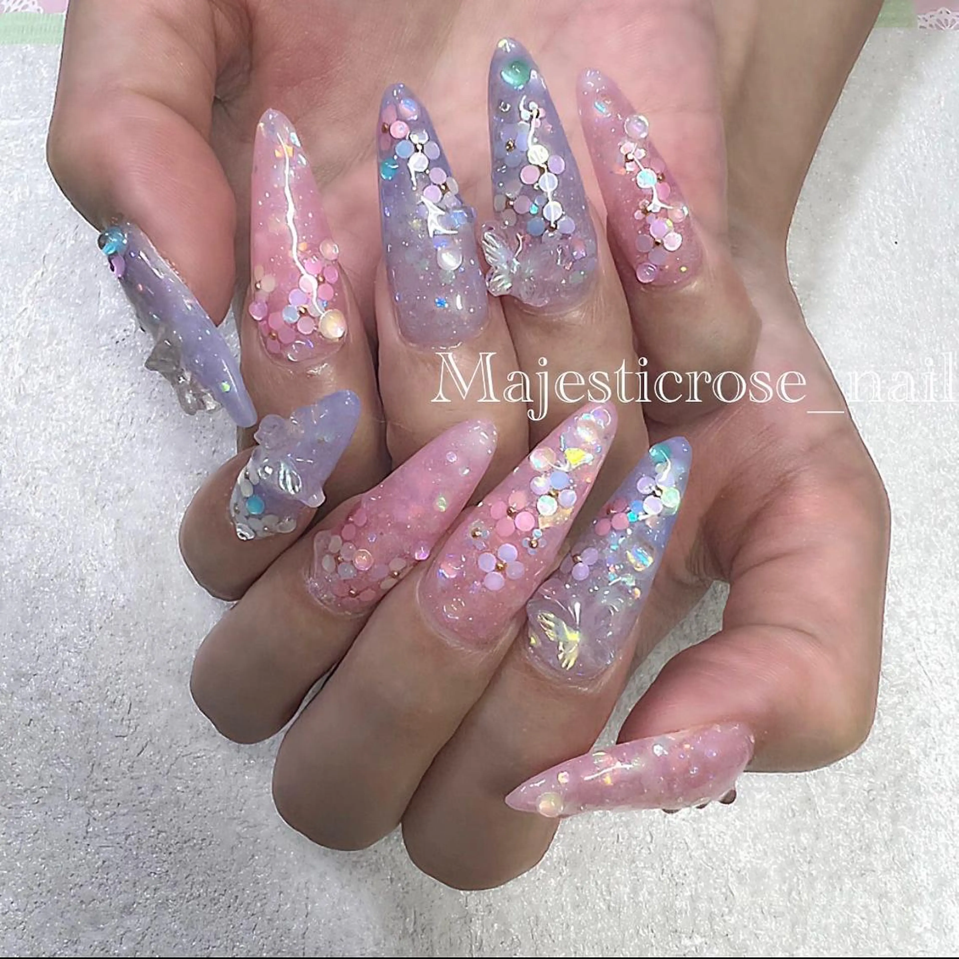 ネイル Rire_eye+beauty_nail所属・Rire_ nail_yukiのネイルデザイン