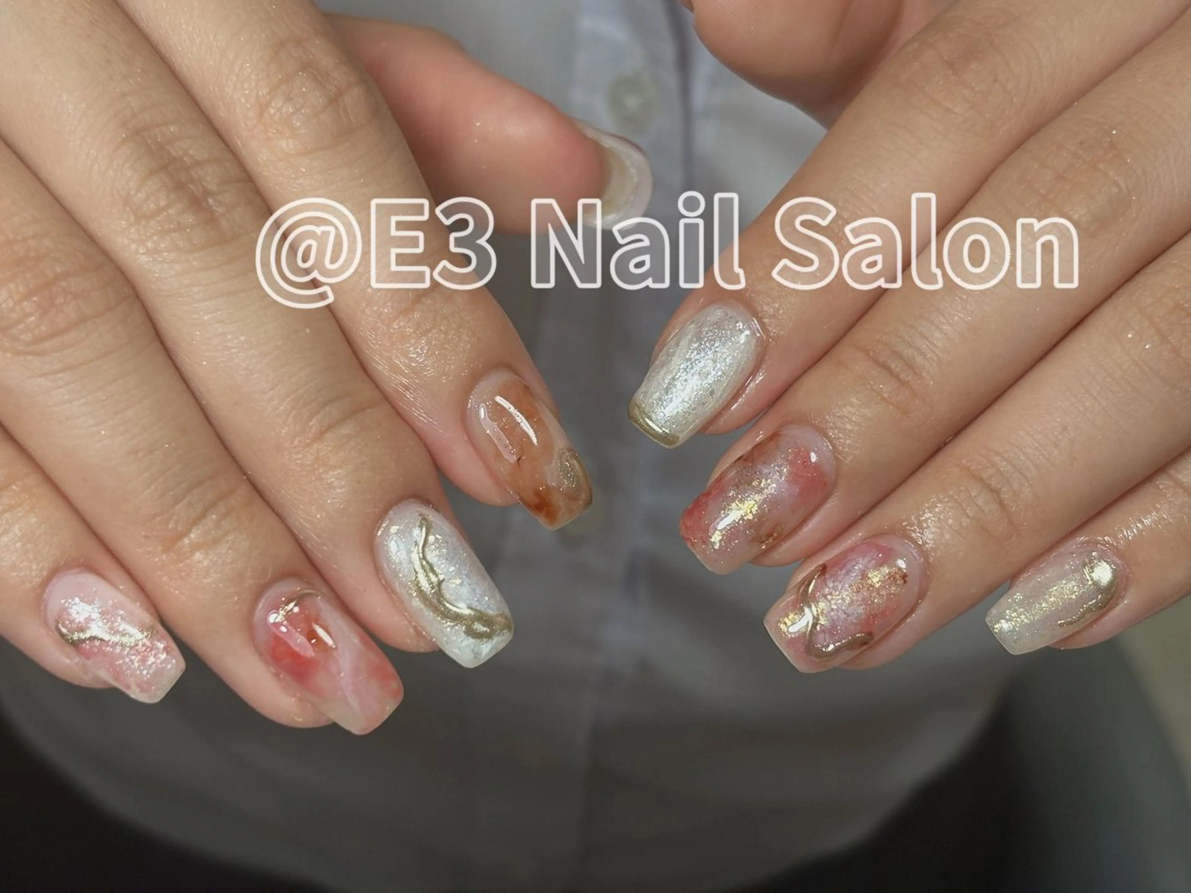 ネイル ハンドネイル E3 Nail Salon所属・山口 奈々のネイルデザイン
