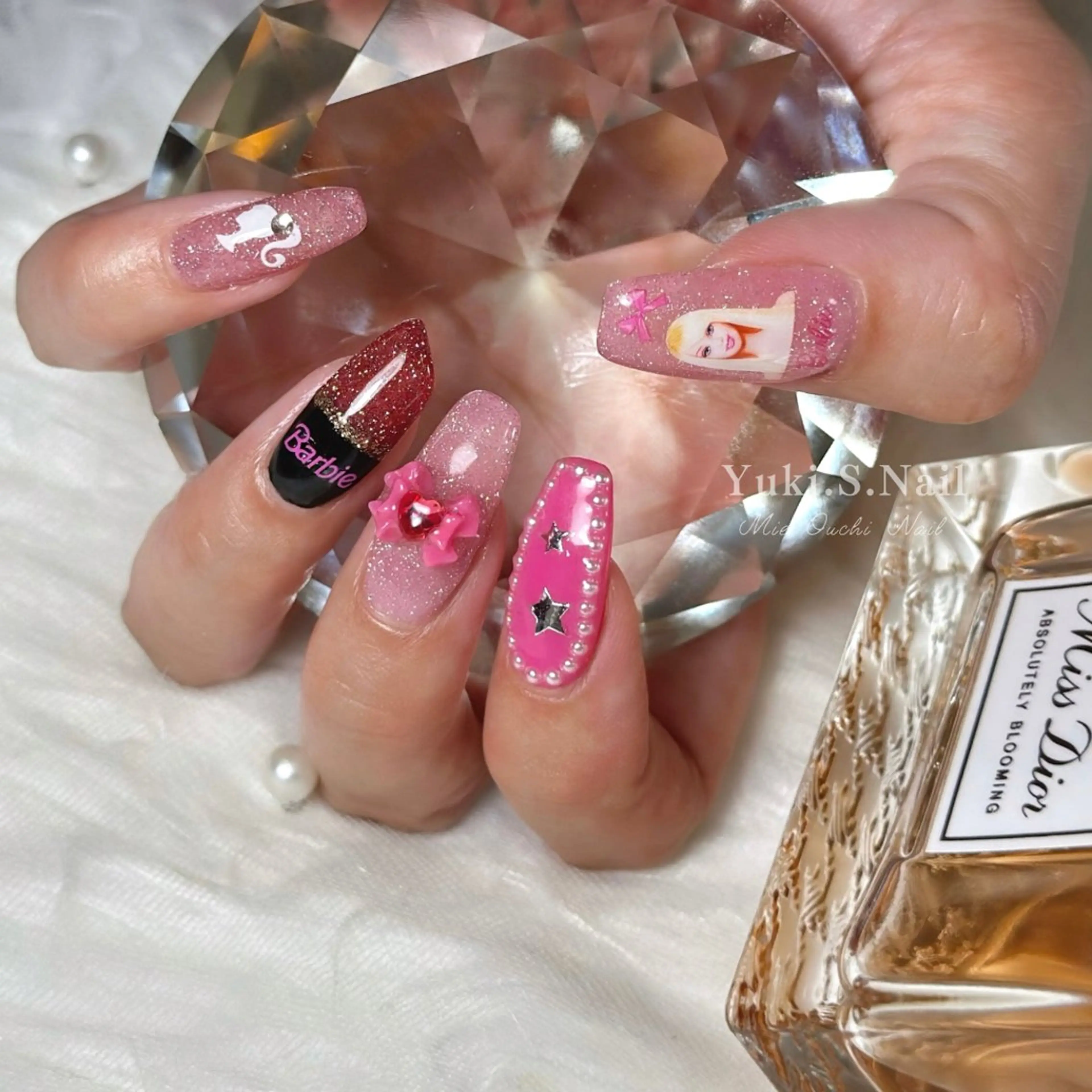 ロング ハンドネイル Yuki S.Nailのネイルデザイン