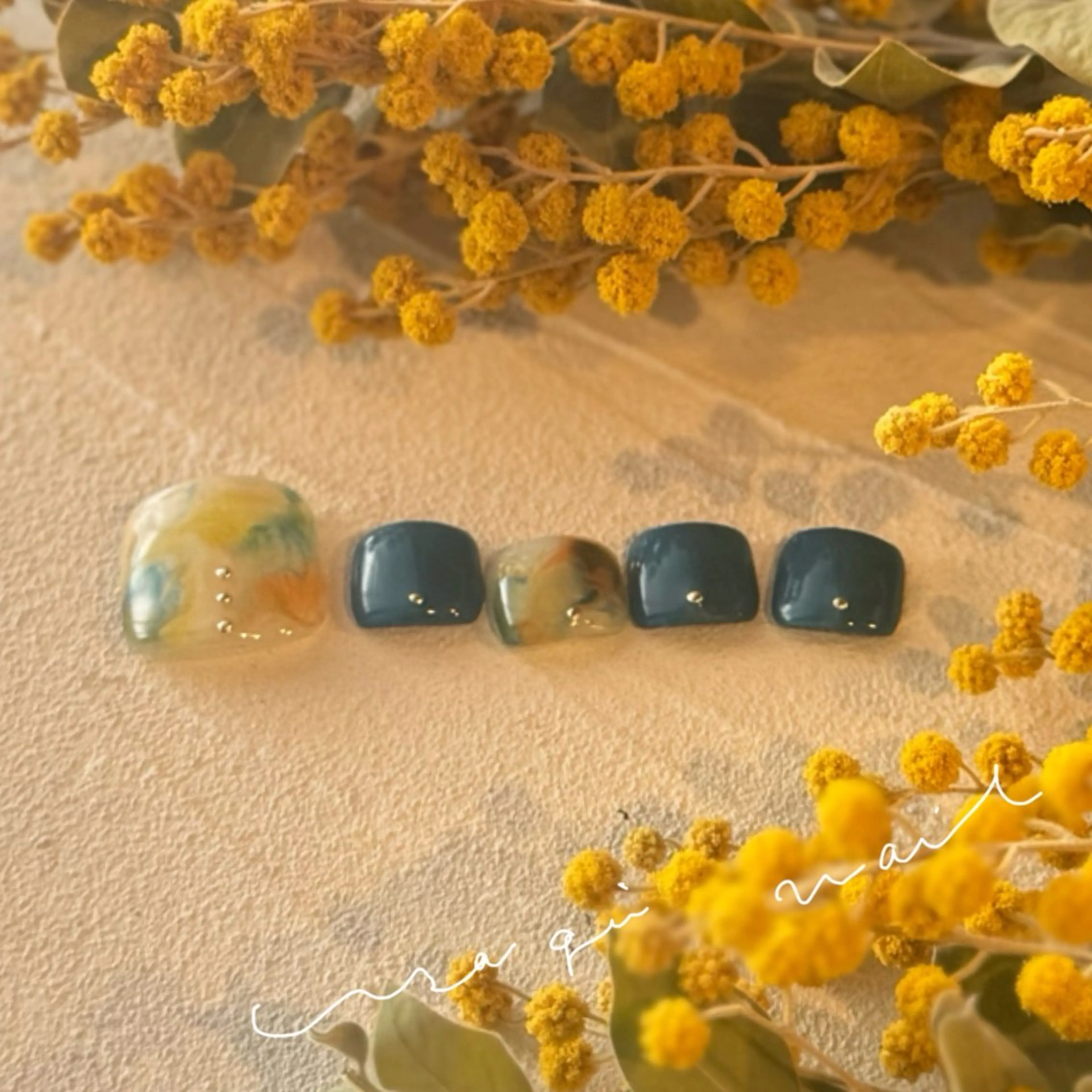 ネイル フットネイル usagi nailのネイルデザイン