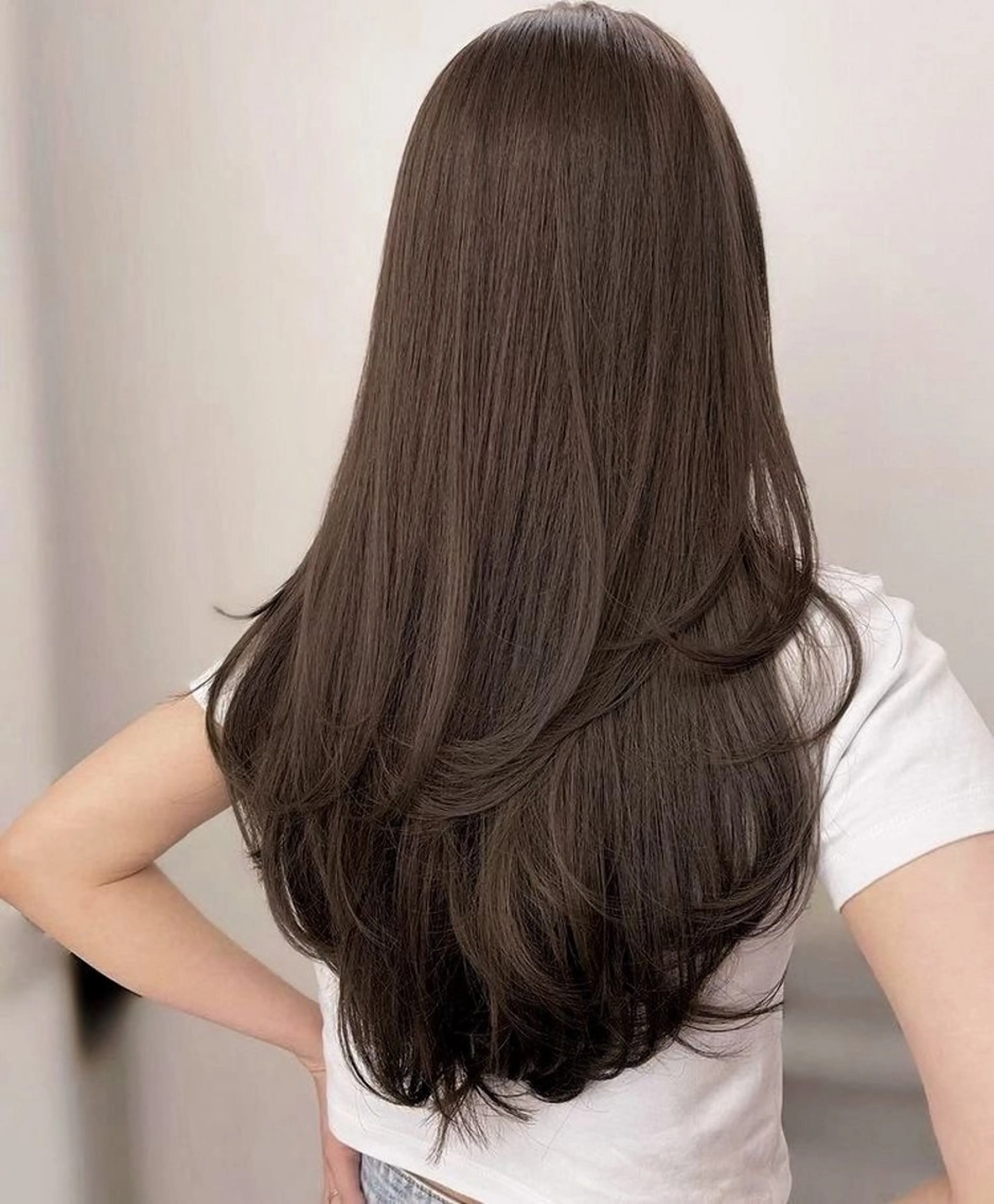 カラー ヘアカラー トリートメント 透ける透明感カラー 🩶anju🪽ྀིのヘアスタイル