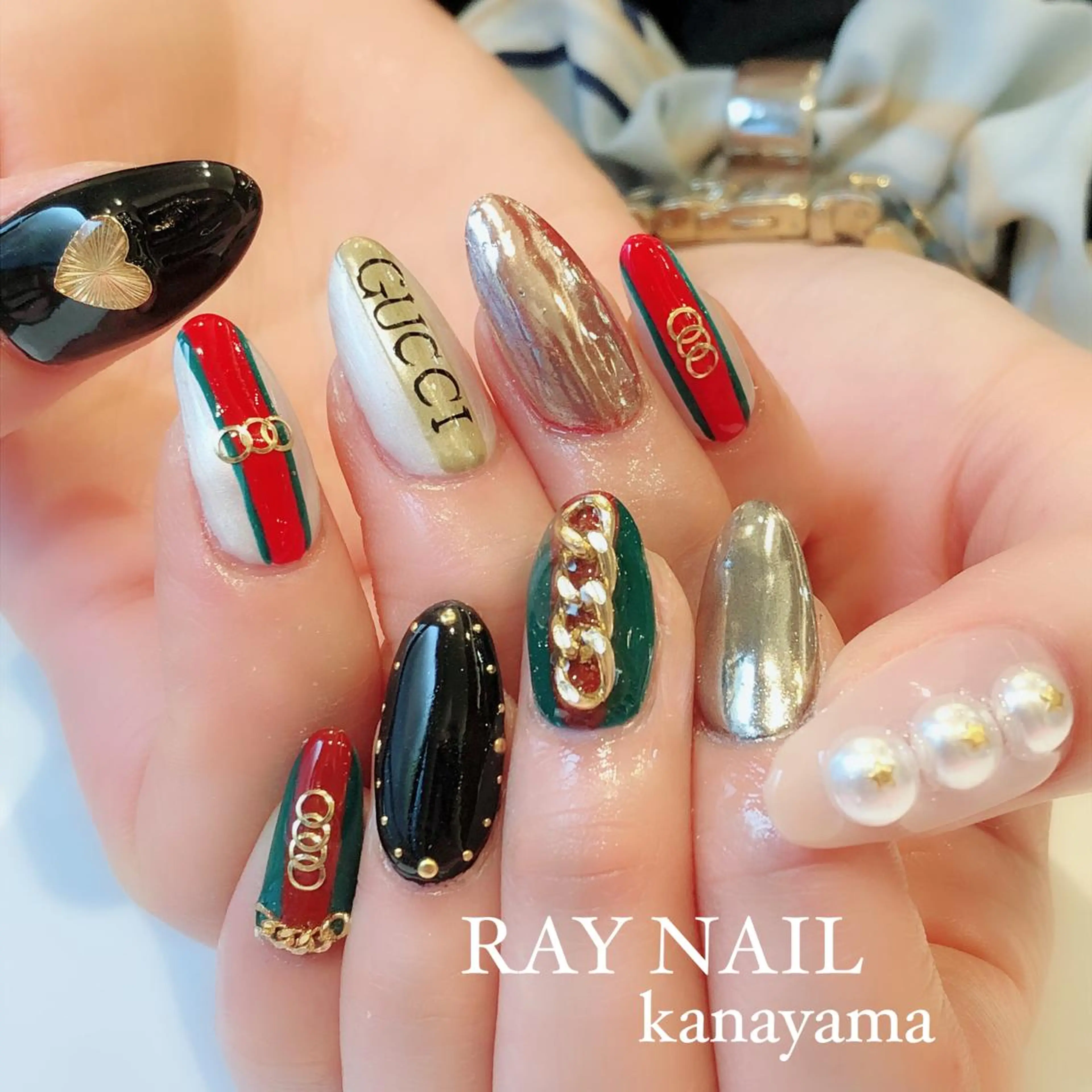 ネイル Arowa 伊田のネイルデザイン