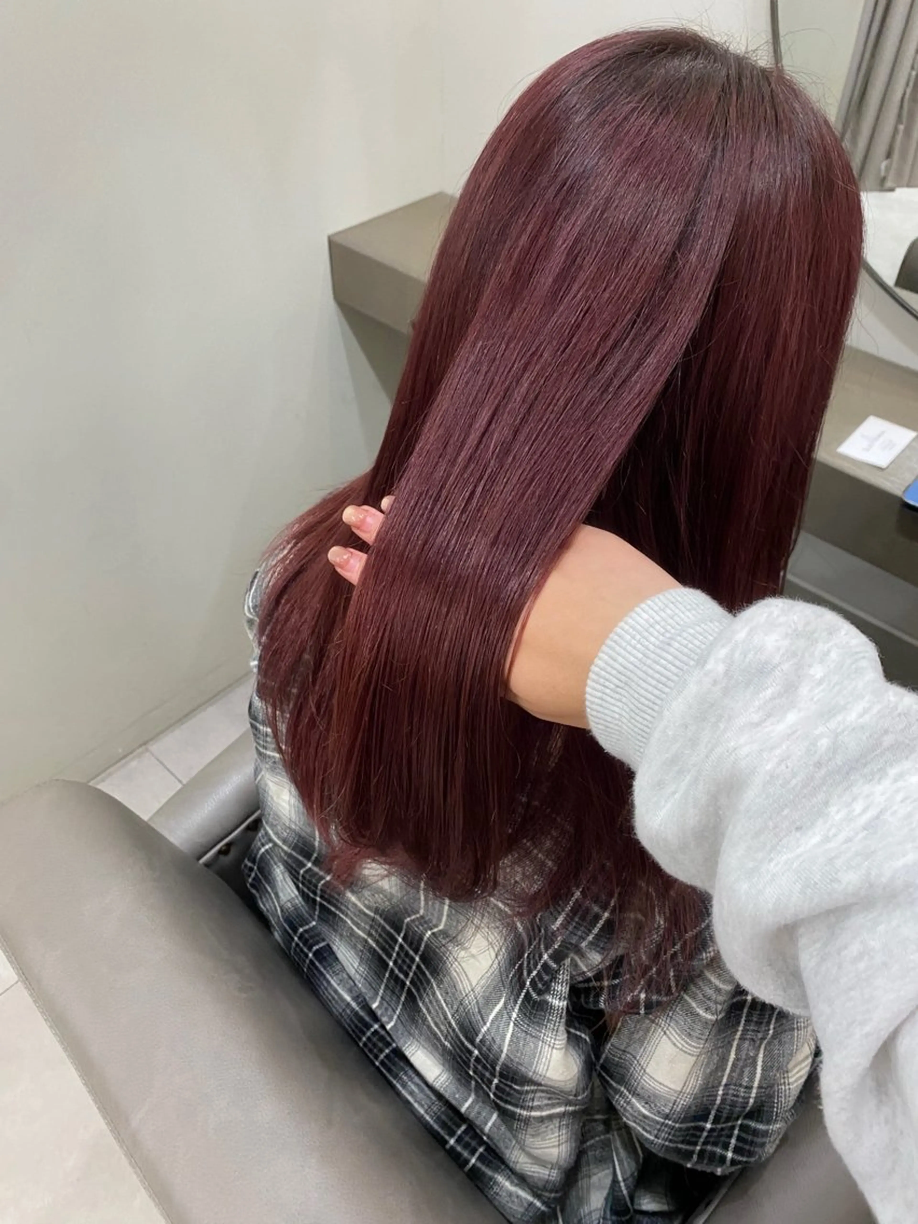 ロング カラー ヘアカラー 中村 心春のヘアスタイル