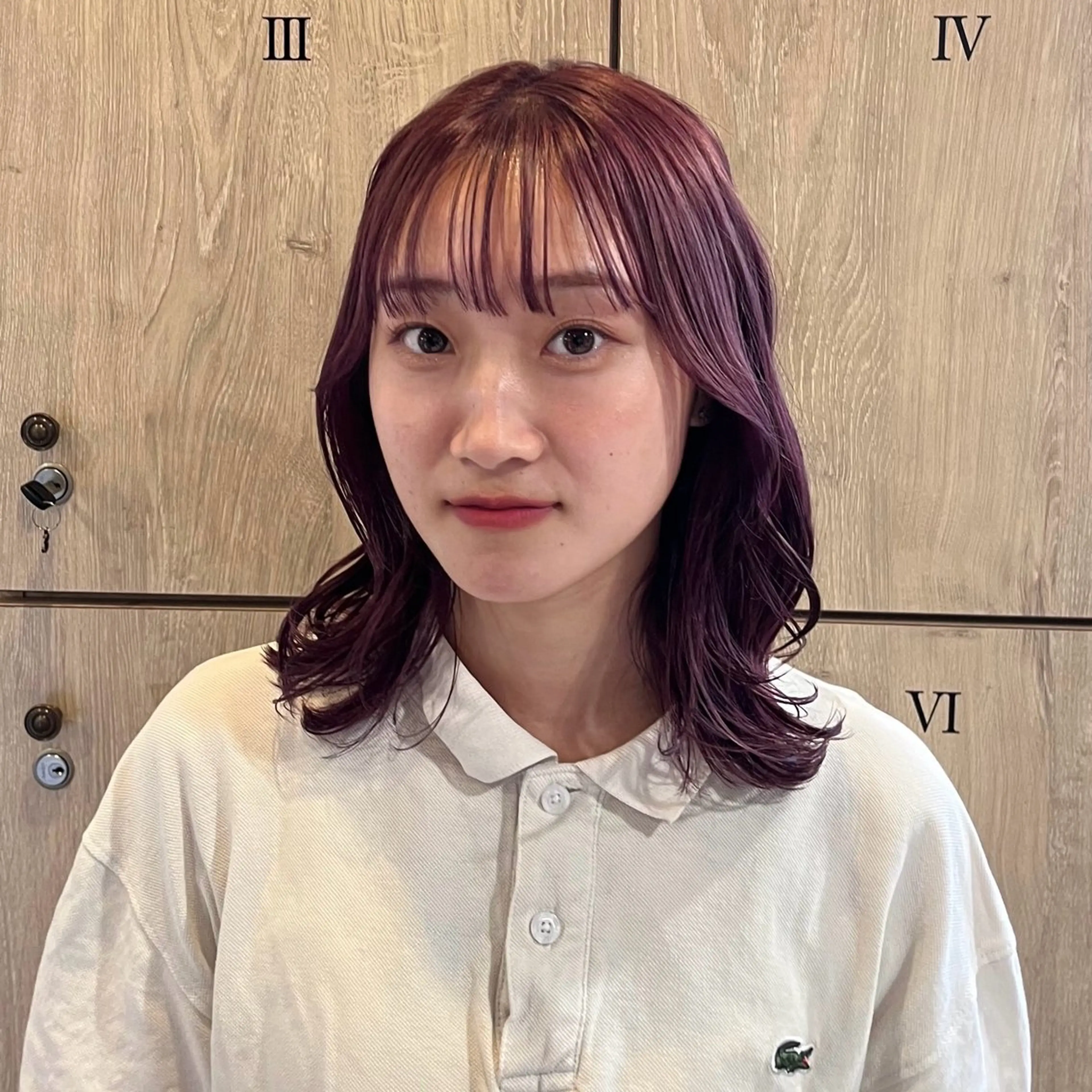 セミロング カラー カラー/韓国レイヤー /ブリーチ/hinaのヘアスタイル