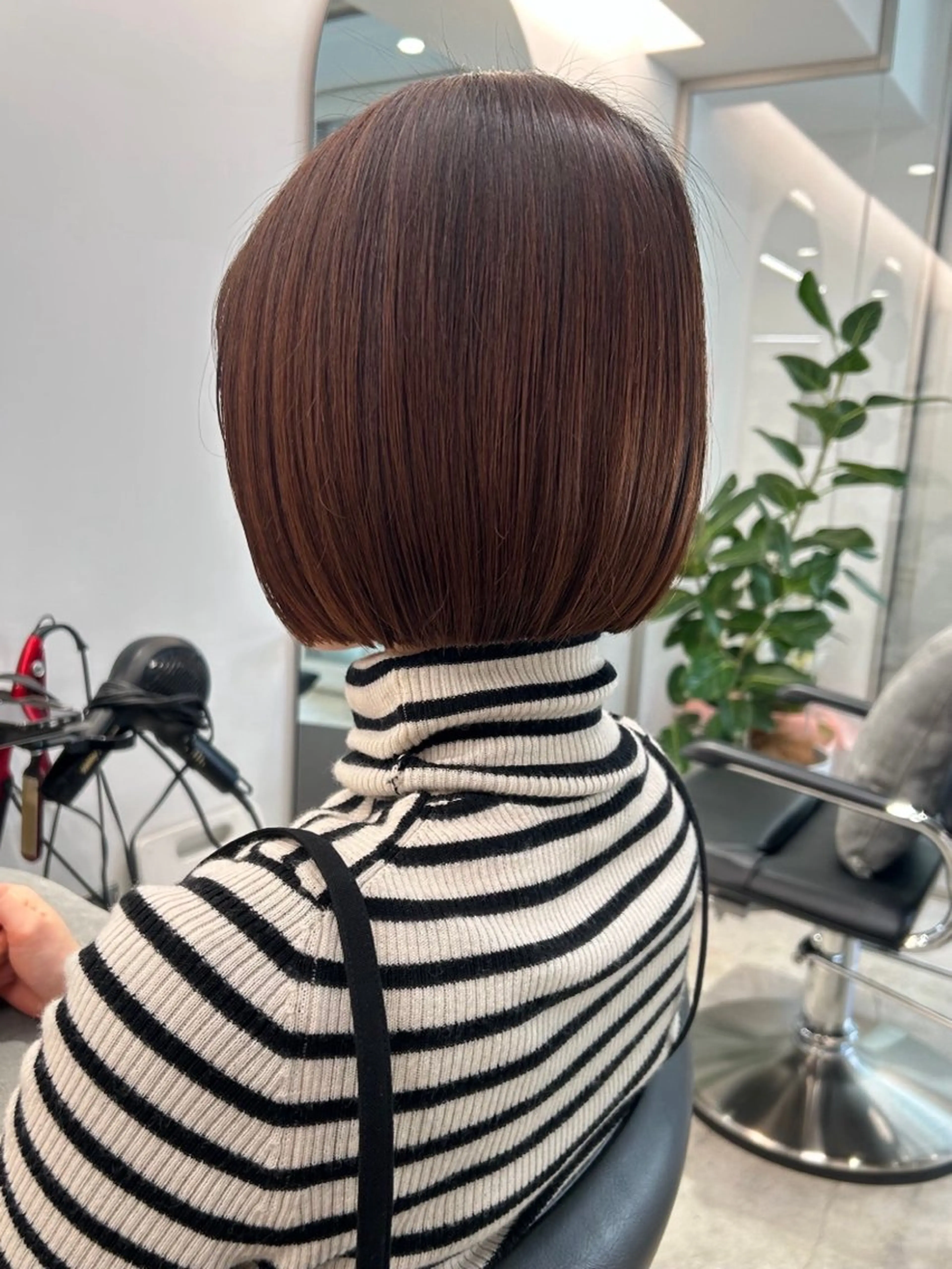 ショート ショートボブ ボブ ショートヘア sara/レイヤ ーカット【蔵前】のヘアスタイル
