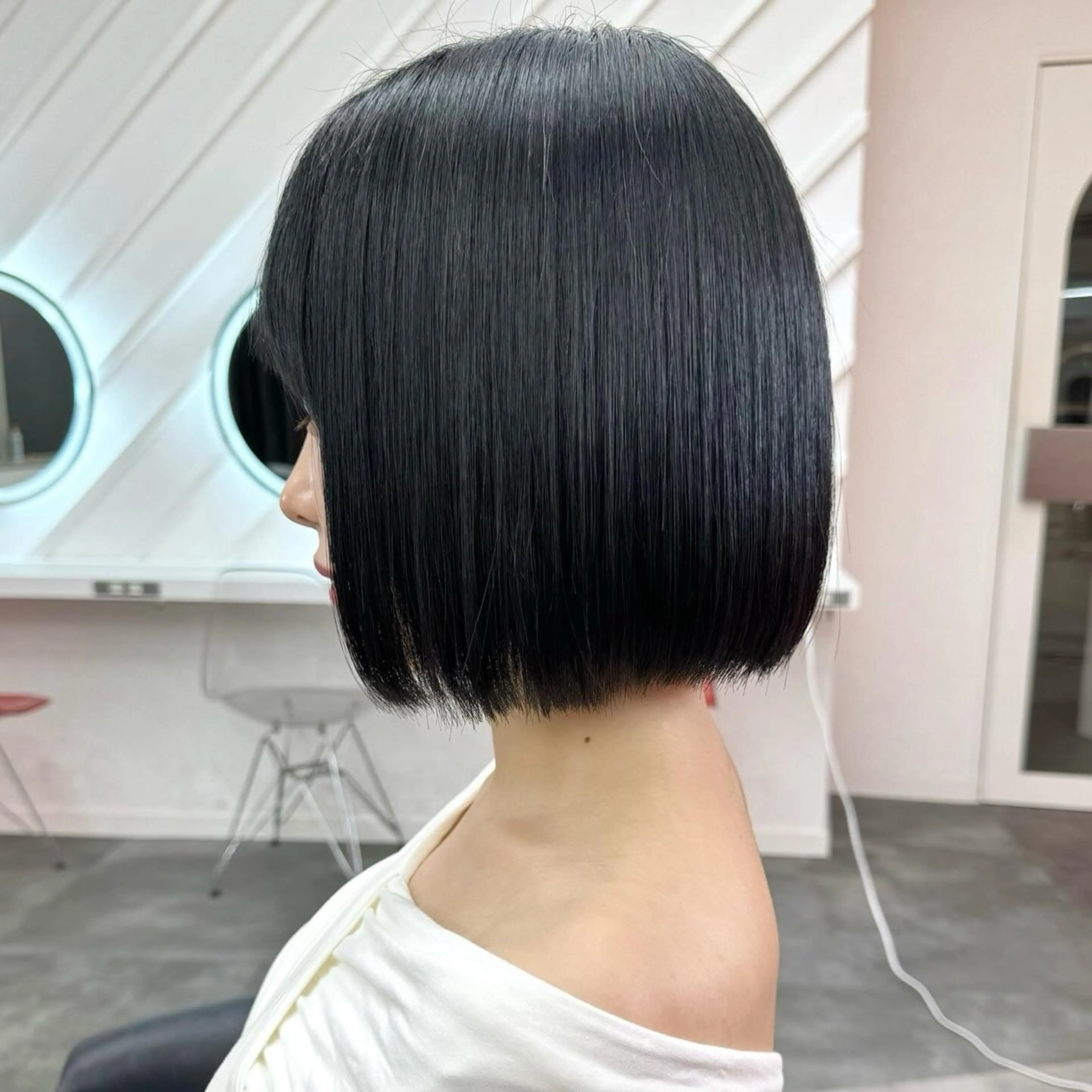 ショート カット 縮毛矯正 トリートメント ボブ/韓国ヘア/縮毛 /髪質改善💠翔平のヘアスタイル