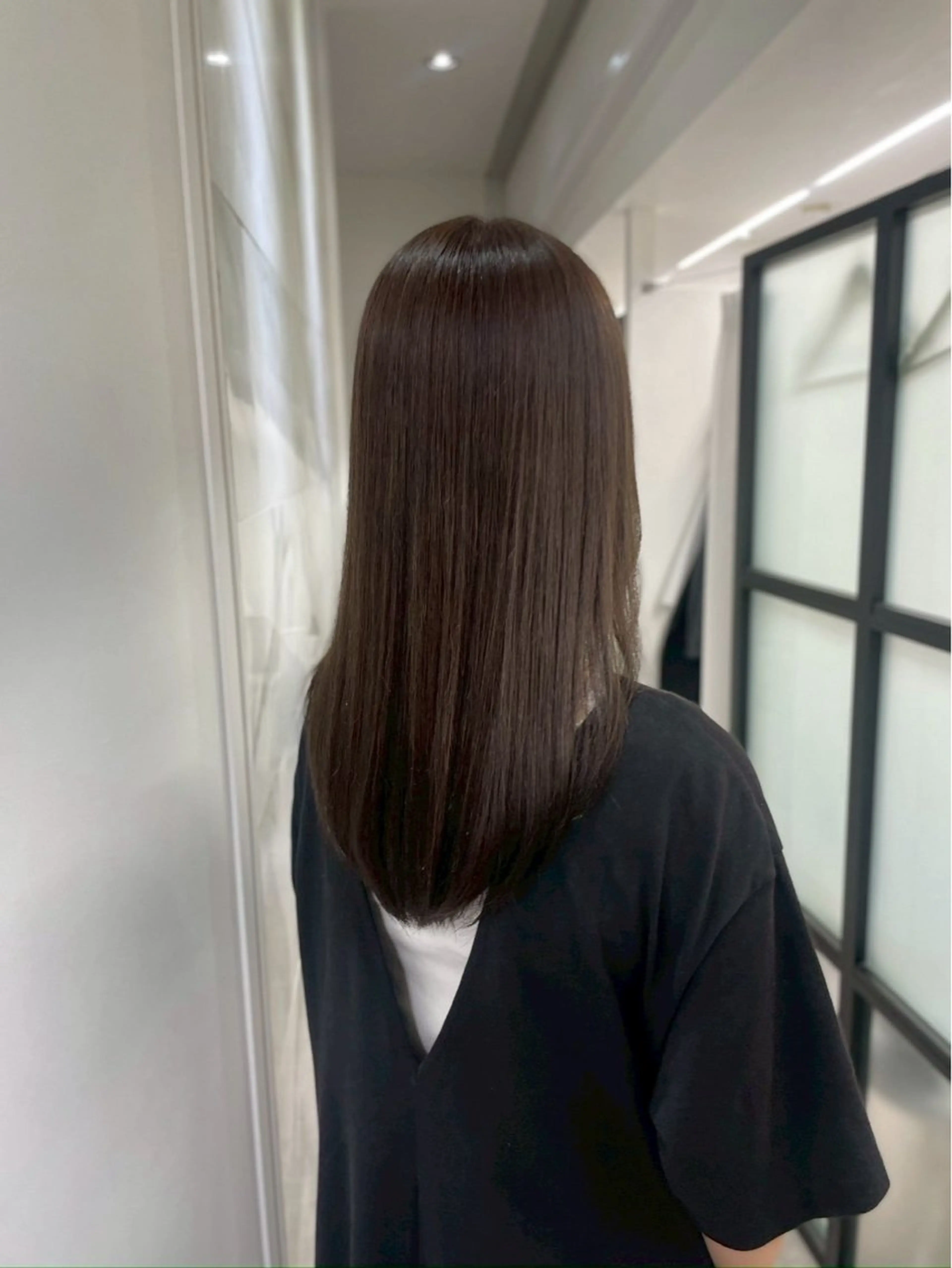 セミロング ヘアカラー トリートメント soigné 表参道【ソワネ】所属・🖱️透明感カラー ×髪質改善Rikyuのヘアスタイル