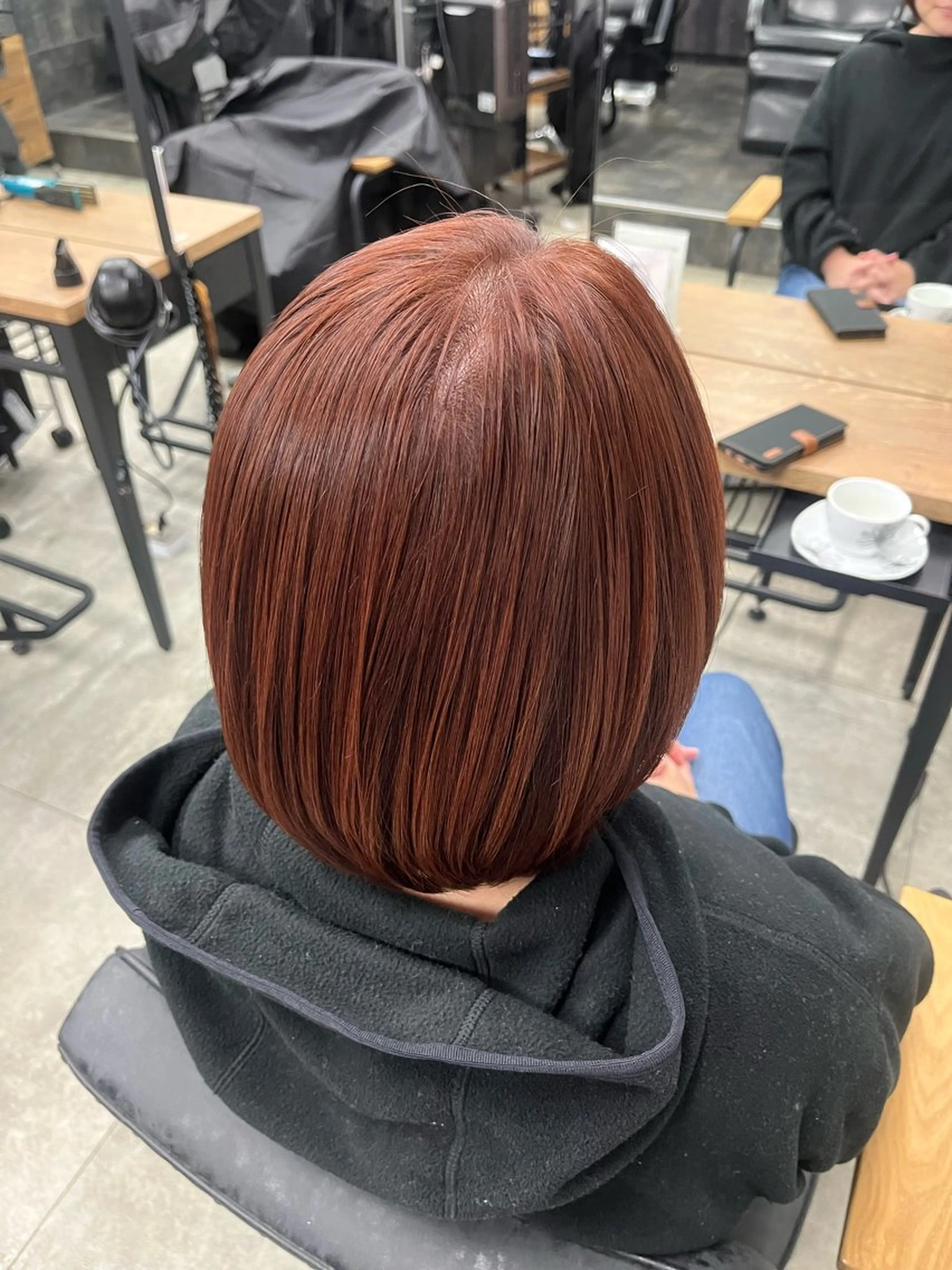 ショート カラー ピンクカラー Lutia新宿　せき ゆうみのヘアスタイル
