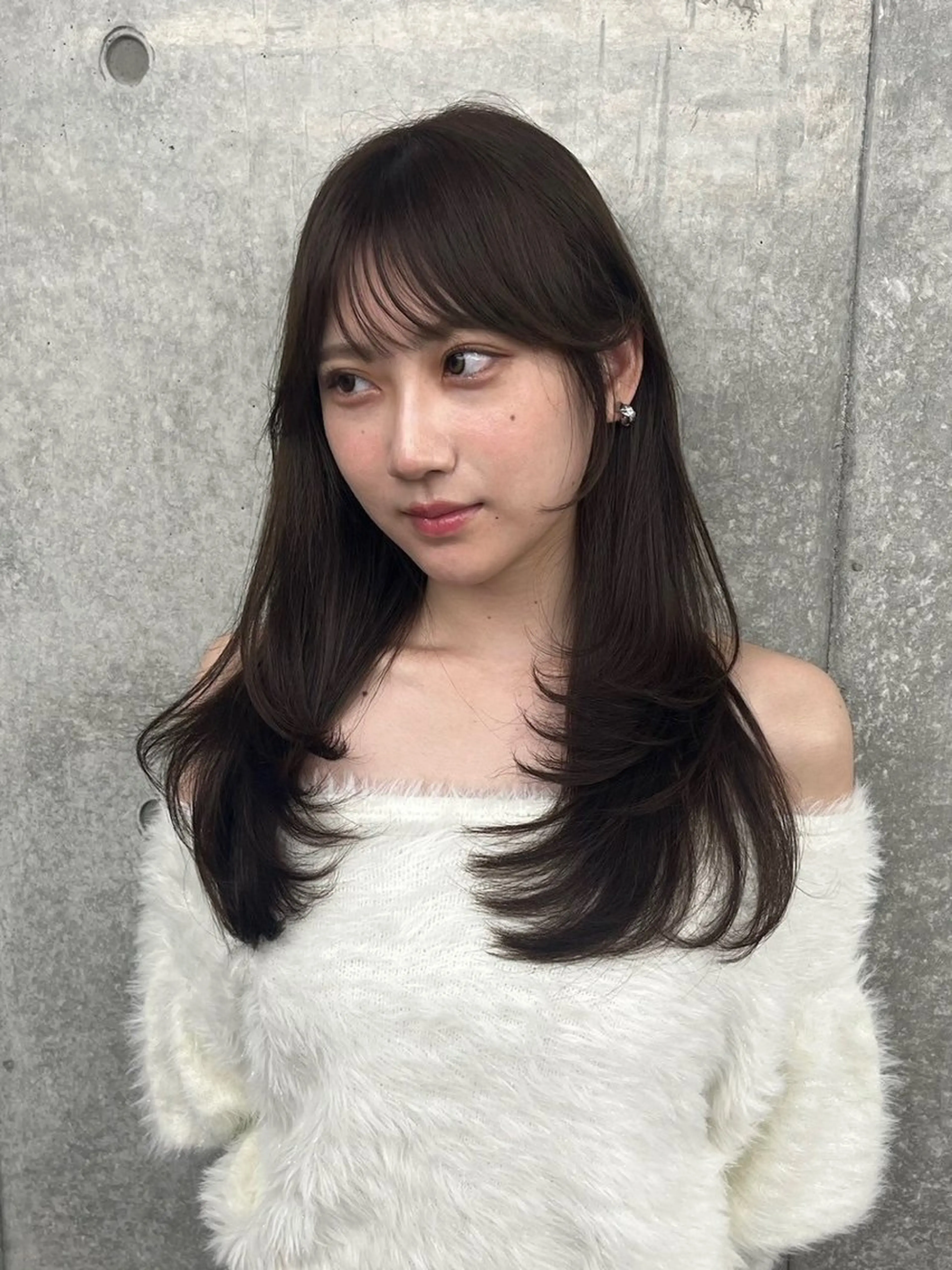 ミディアム カラー パーマ ヘアアレンジ IVY表参道所属・ヘアメイク小野リエ 韓国ハーフ🦊のヘアスタイル