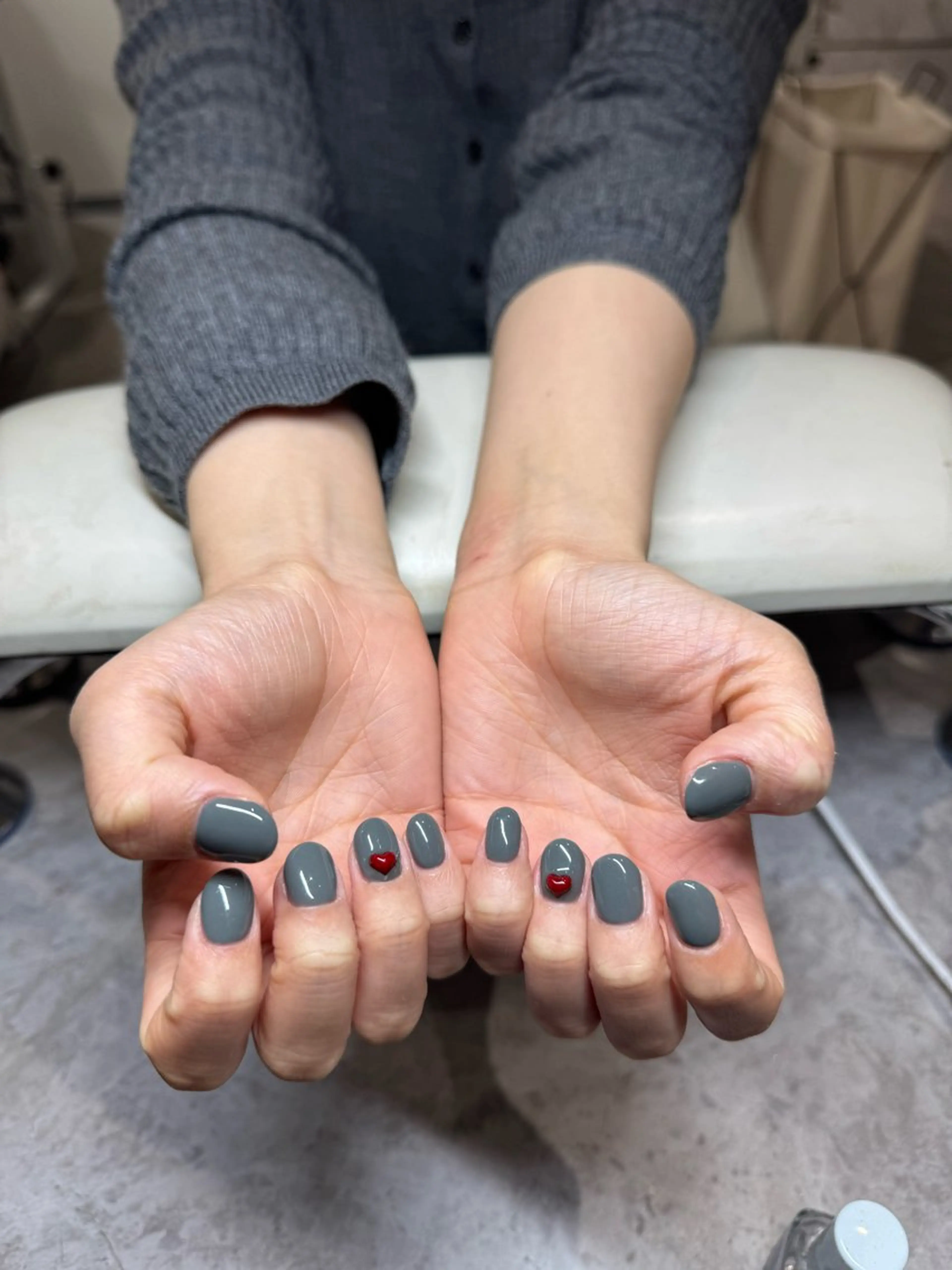 ネイル ハート ハンドネイル IROHA NAIL 北村菜帆のネイルデザイン