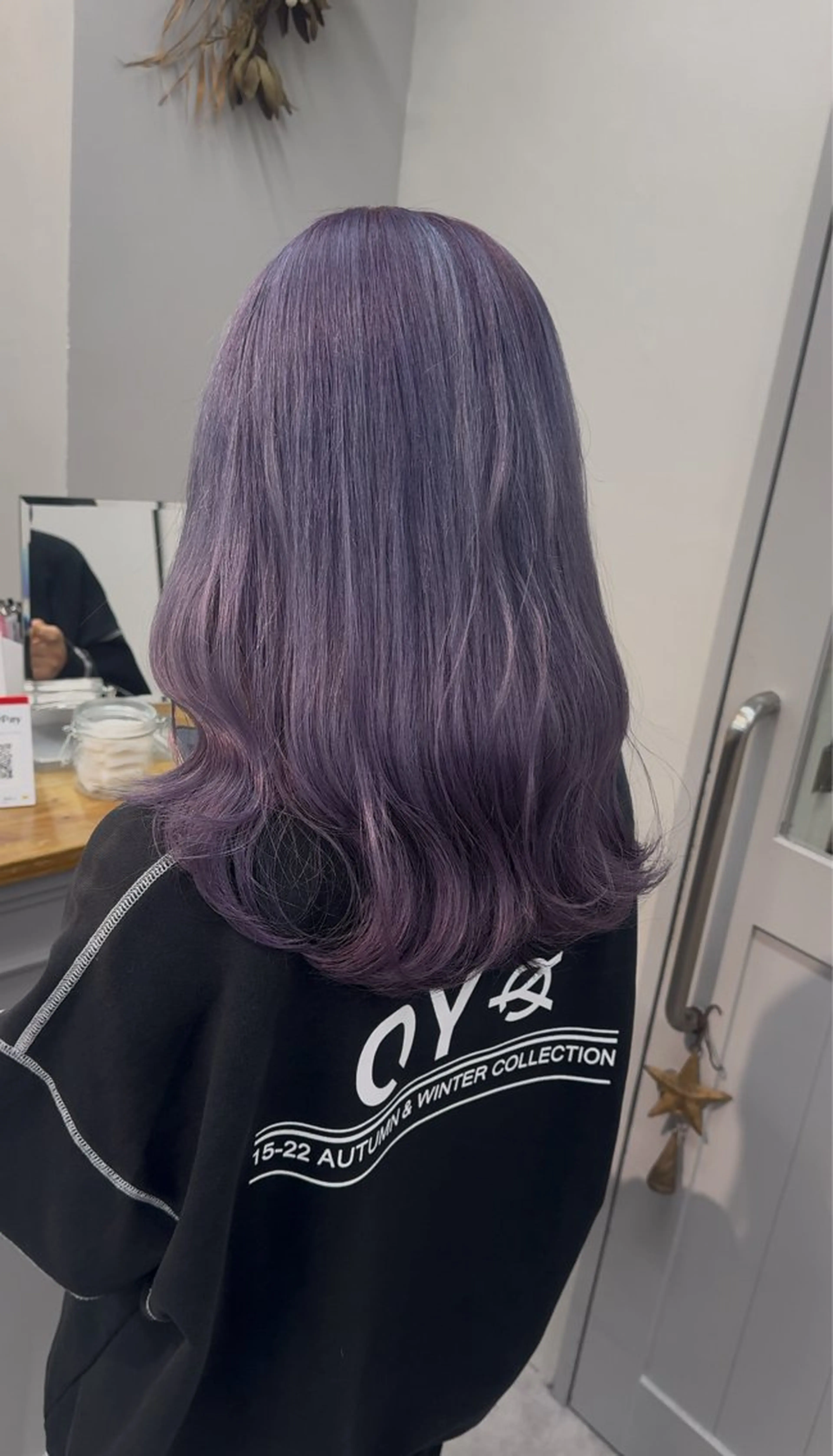 ロング カラー ヘアカラー トリートメント メンズカット ハイトーンShugaのヘアスタイル