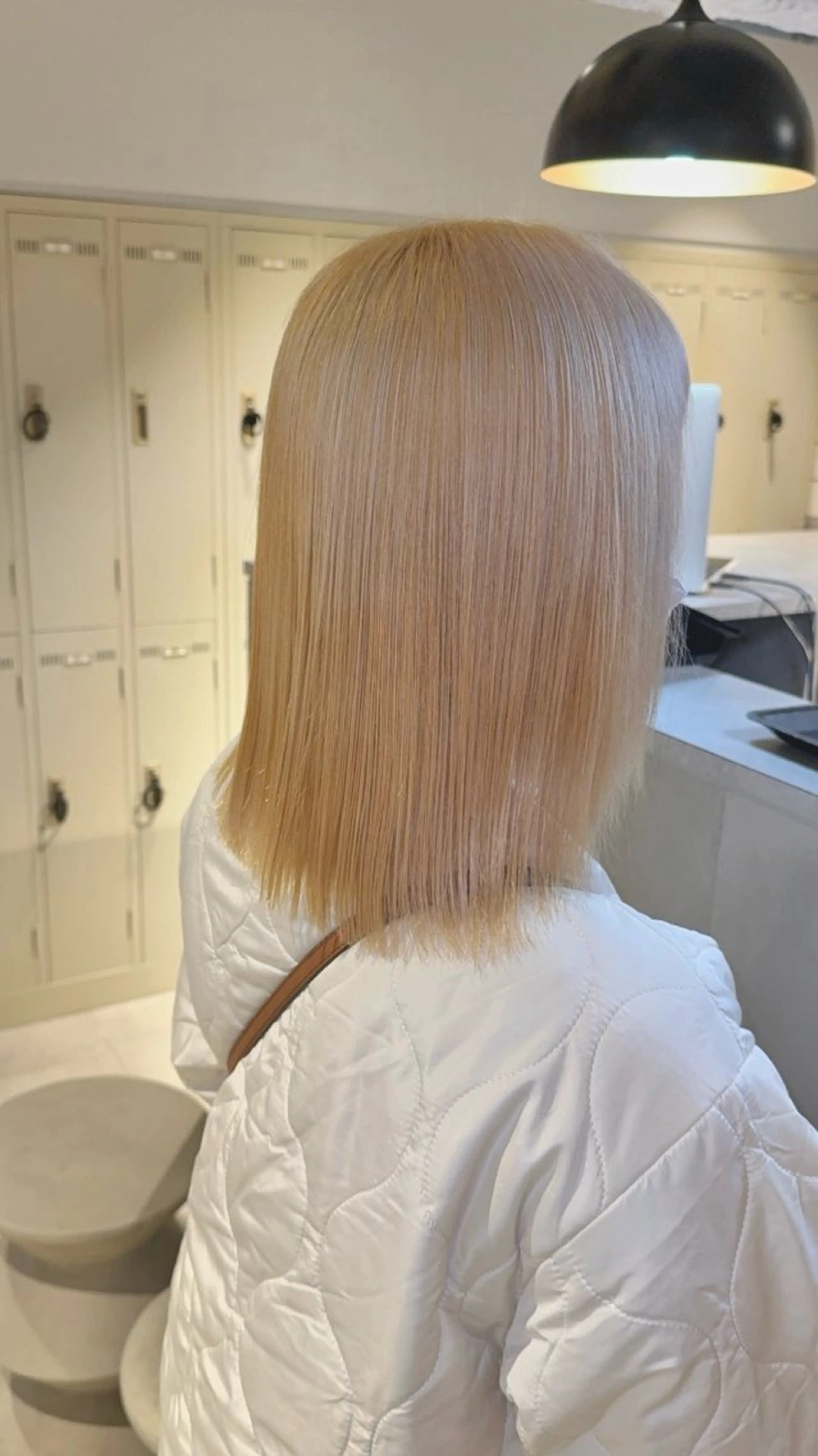 ミディアム カラー カット ヘアカラー トリートメント レイヤー/髪質改善カ ラ-🤍津田奈々美‎のヘアスタイル