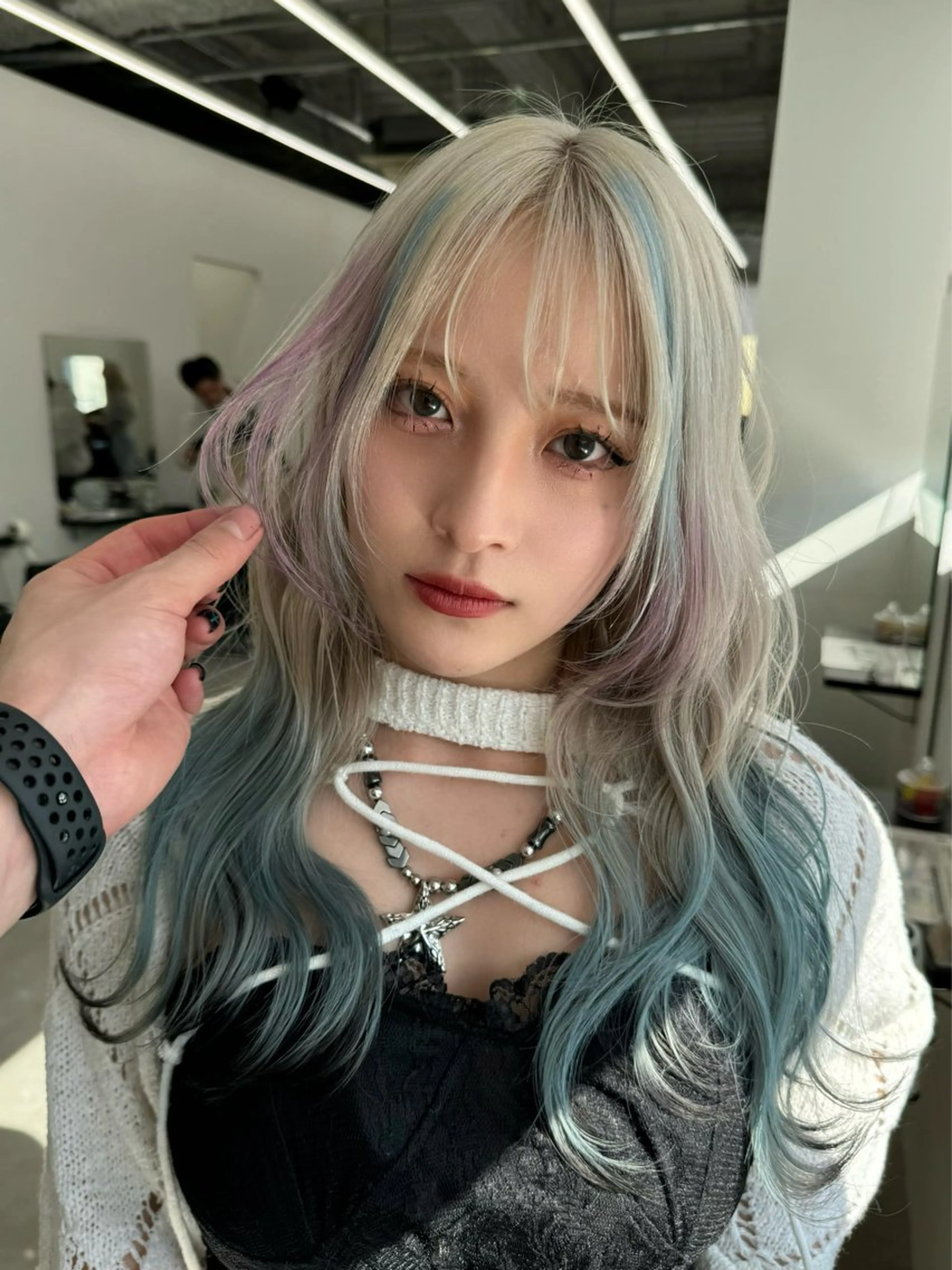 カラー デザインカラー ENGOL 名古屋栄所属・萩野下 かきのヘアスタイル
