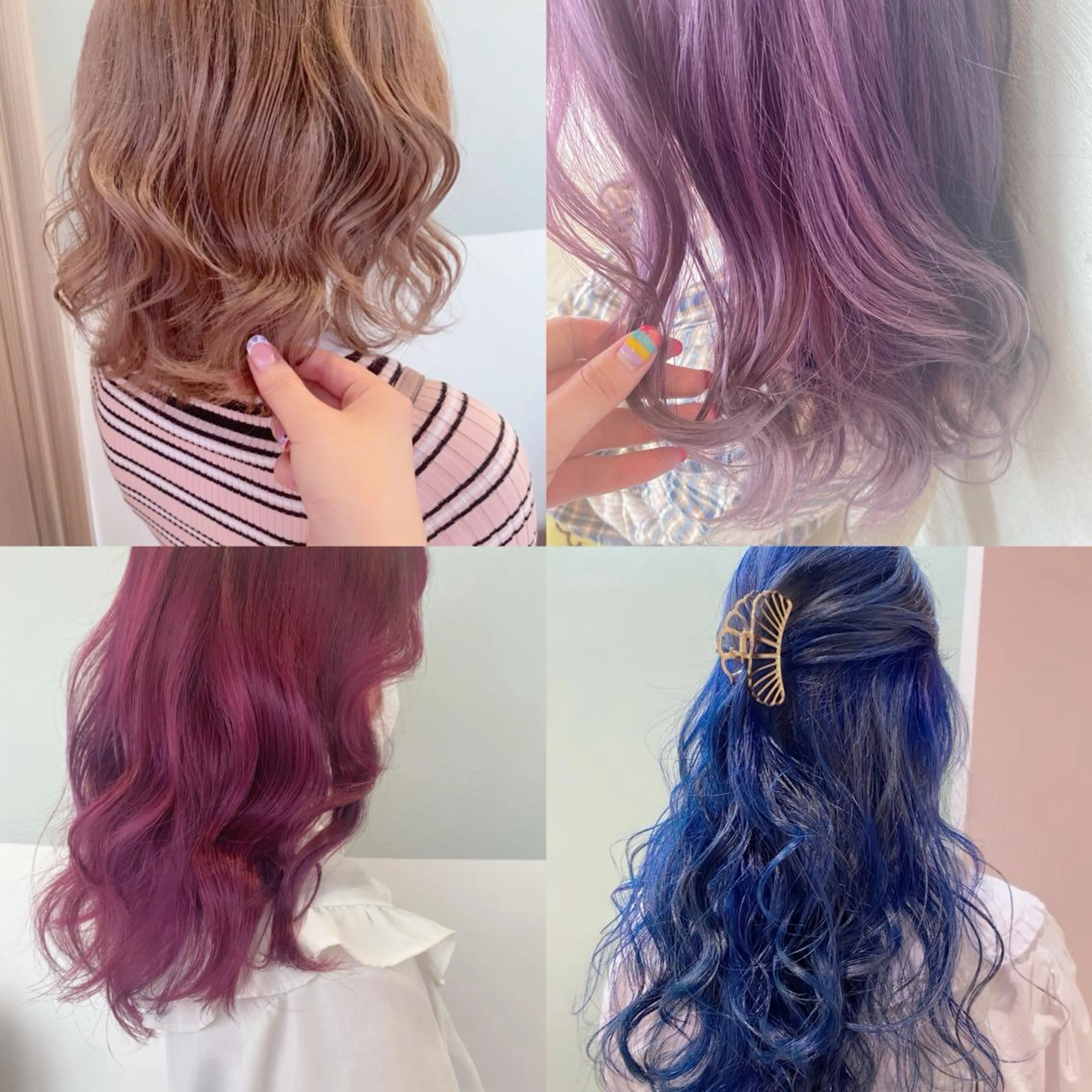 ロング カラー ハイトーンカラー matsuzawa mihoのヘアスタイル