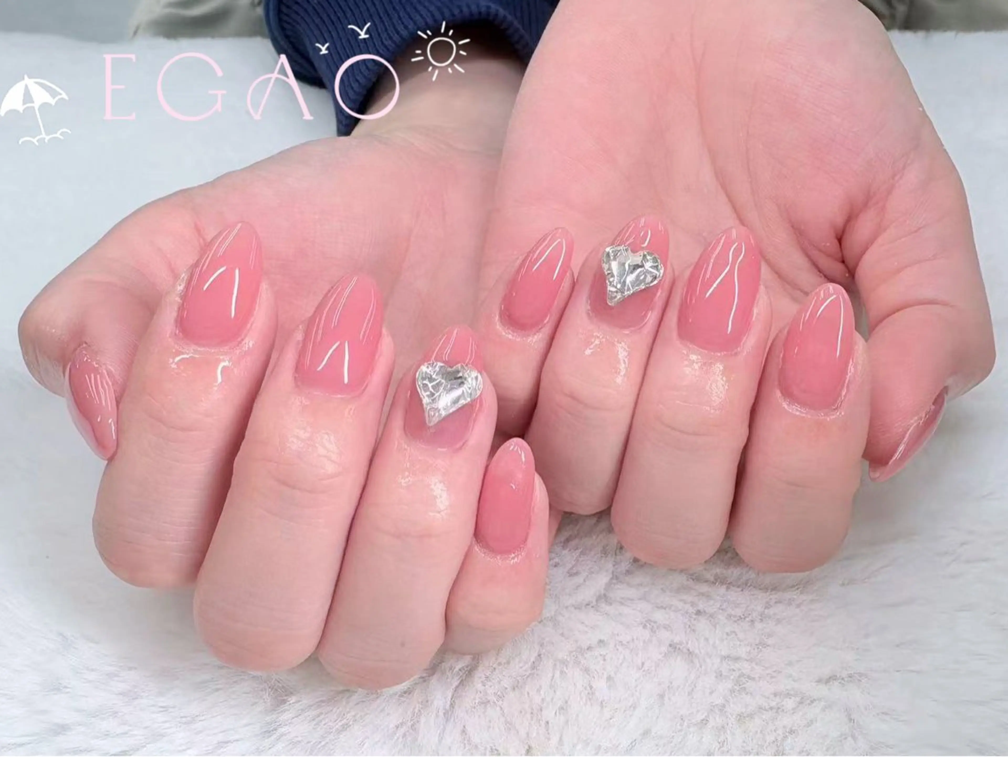 ネイル アートネイル フットネイル フレンチネイル ジェルネイル グラデーション ハンドネイル Egao Nail Salonのネイルデザイン