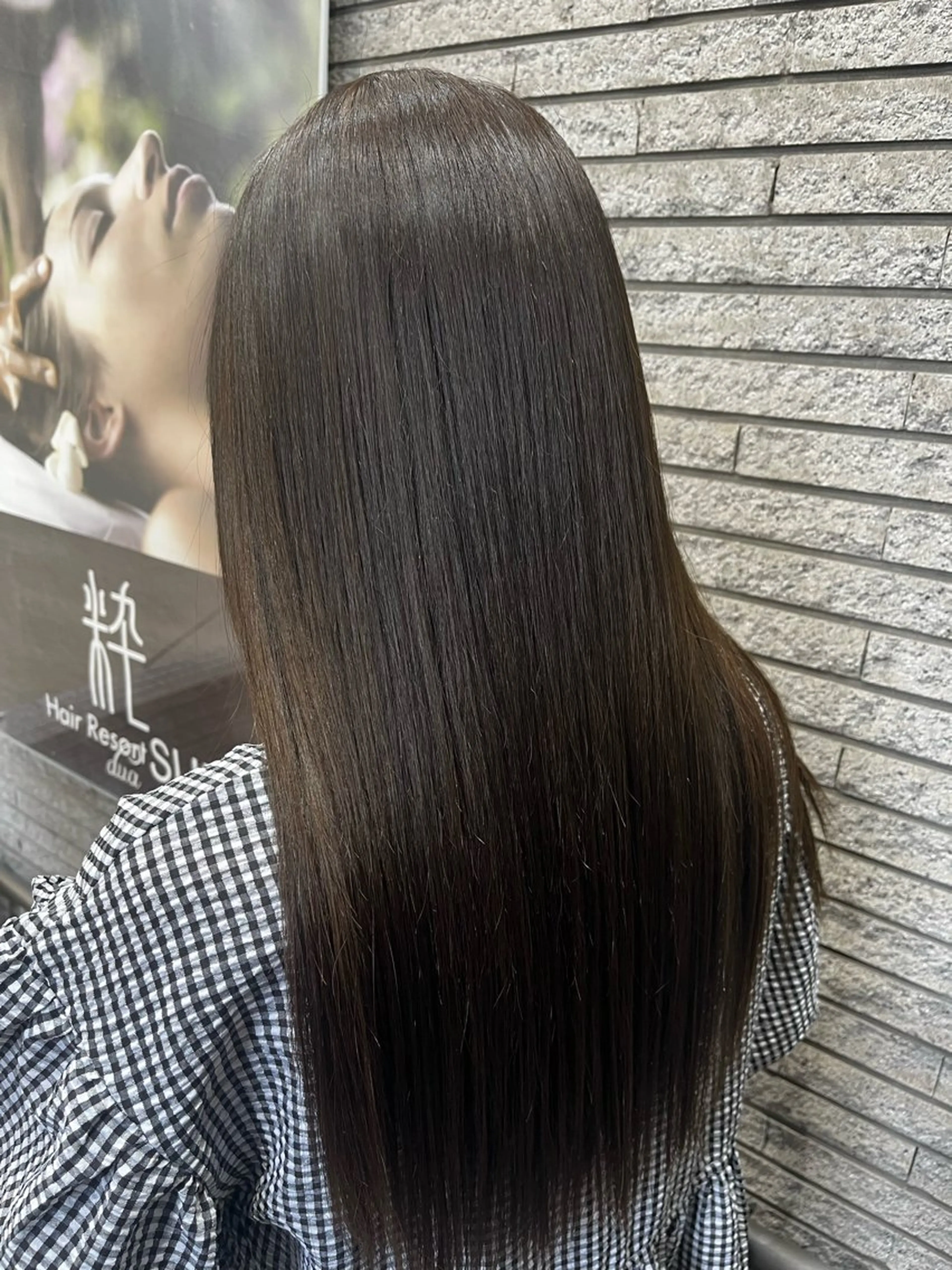 🥕ut-et縮毛矯正×毛先整えカット×トステア(髪質改善処理剤)×5STEPtreatment🧅の写真
