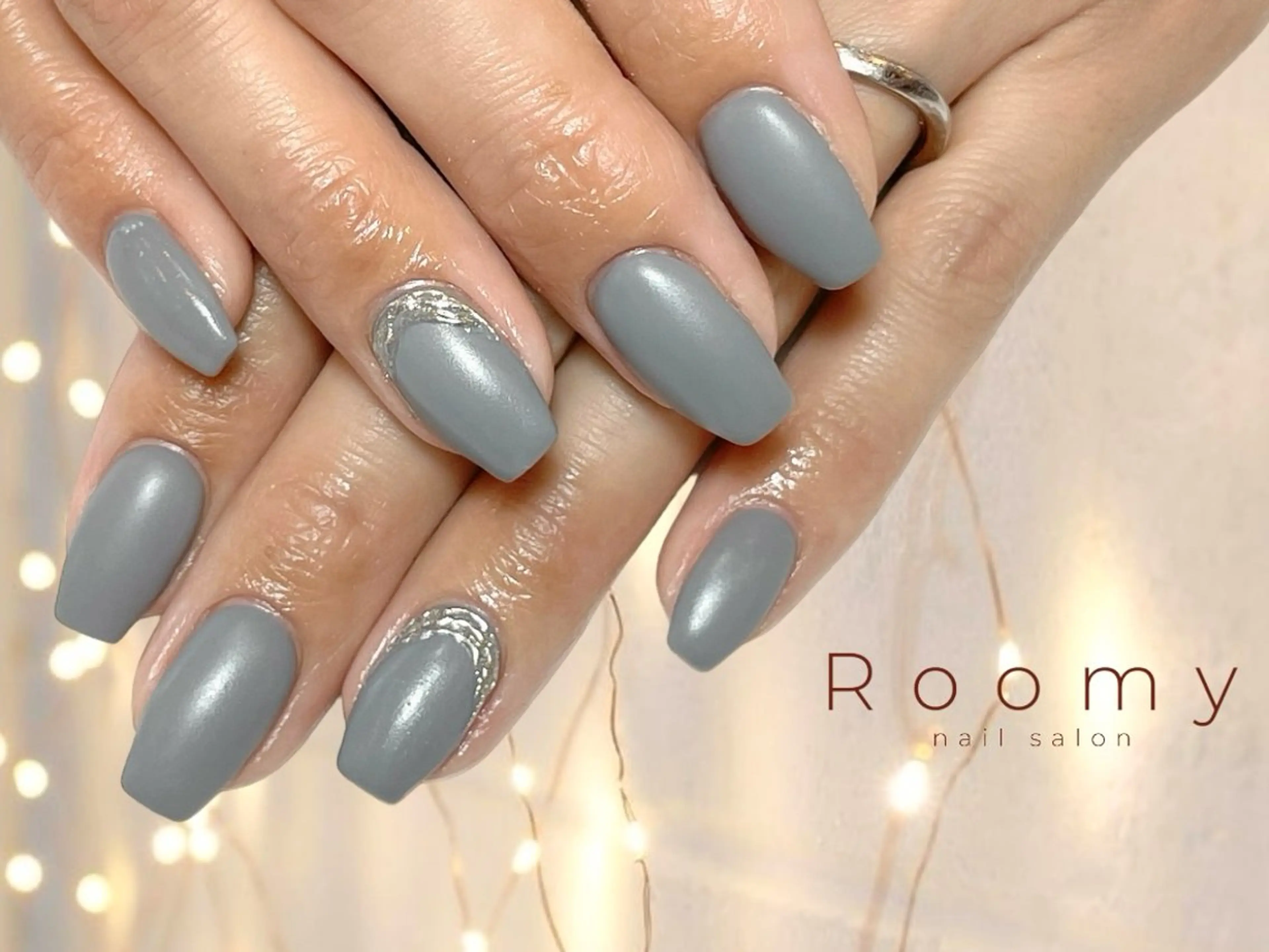 ネイル フットネイル ジェルネイル マグネットネイル パラジェル ハンドネイル nail salon Roomy 竹ノ塚所属・nail salon Roomy 竹ノ塚のネイルデザイン