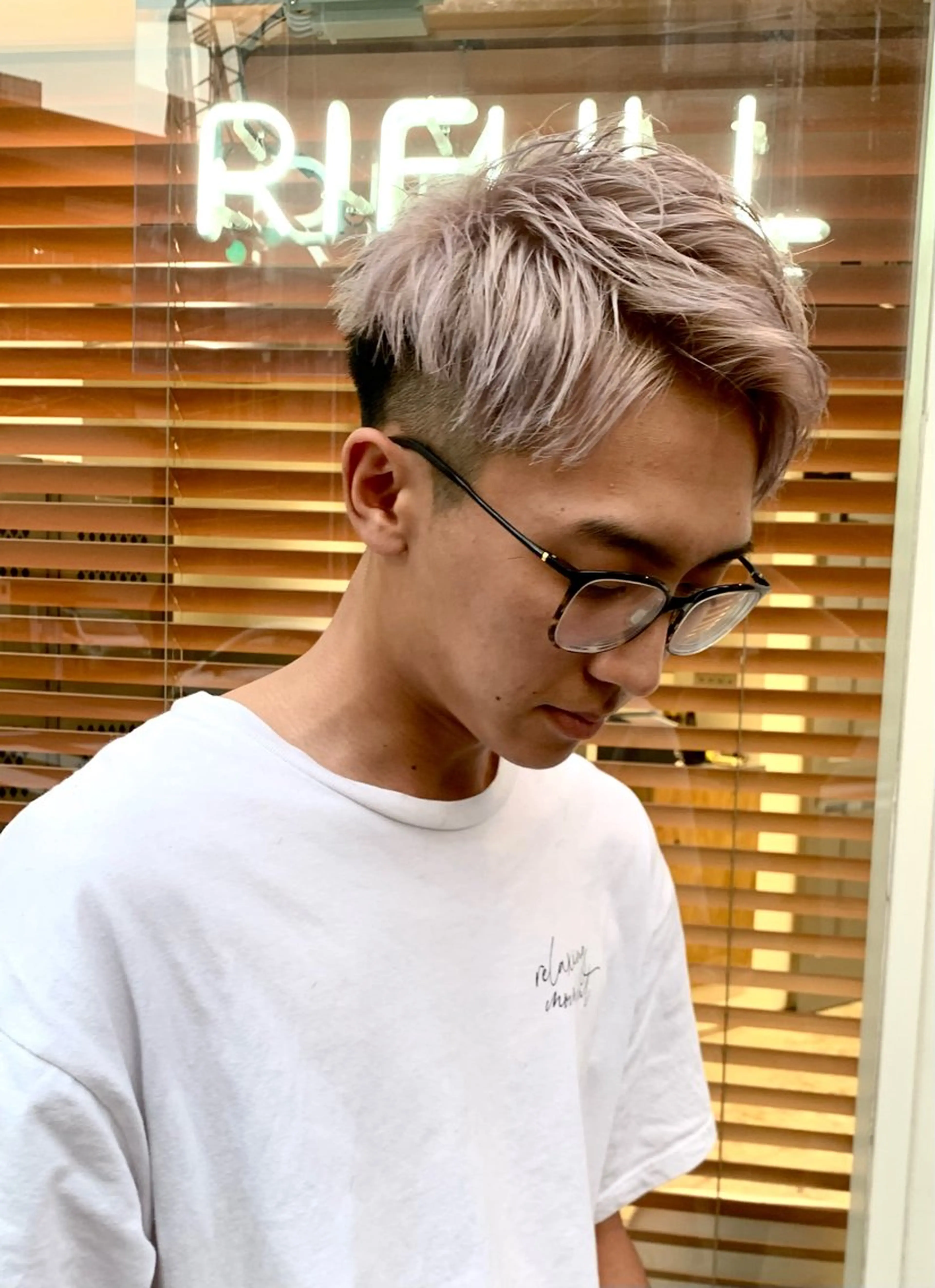 ショート カット ヘアカラー 園田 将士のヘアスタイル