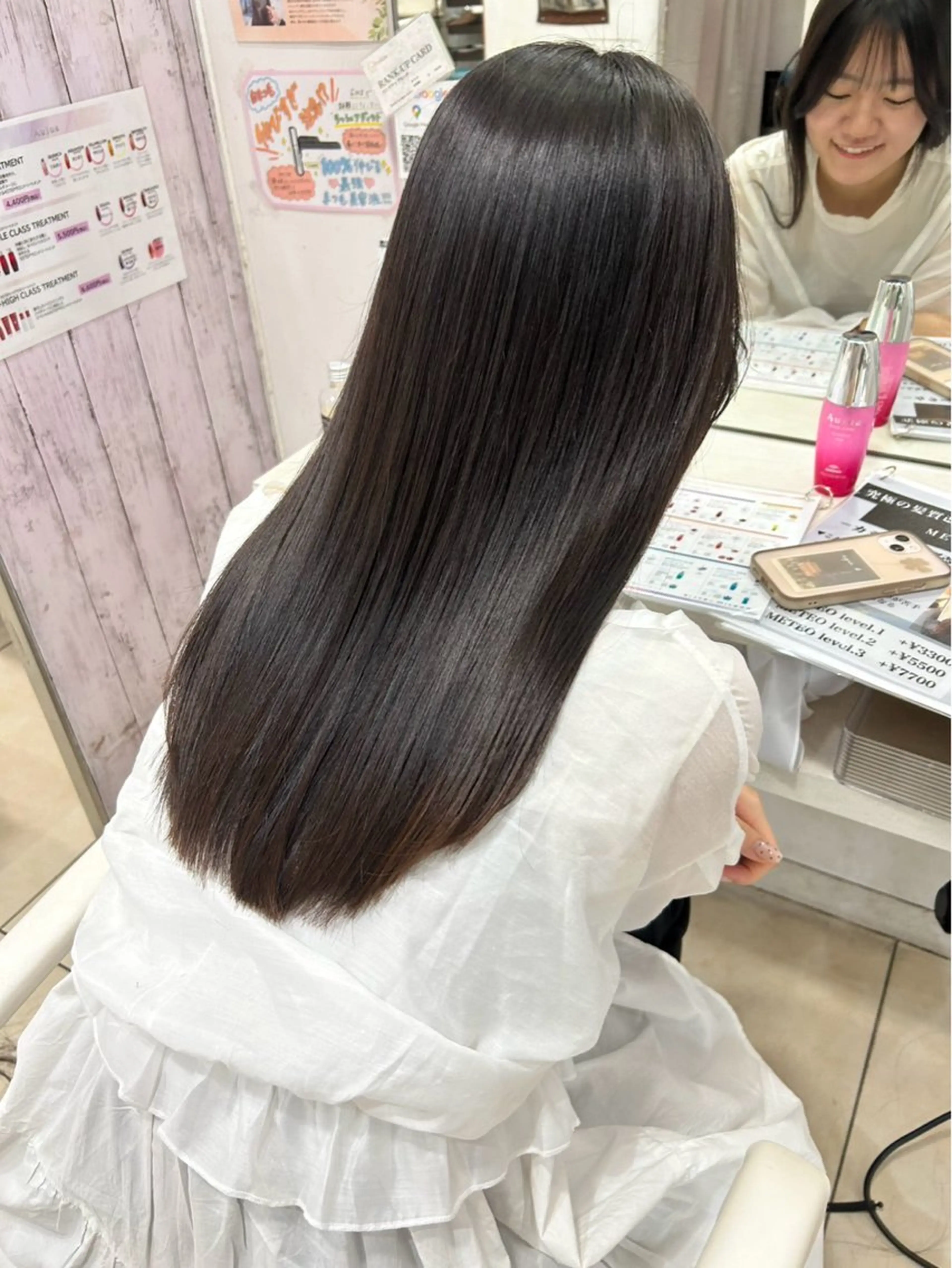 セミロング カット 【髪質改善カラー】 あむ·. ⟡ 🖤のヘアスタイル