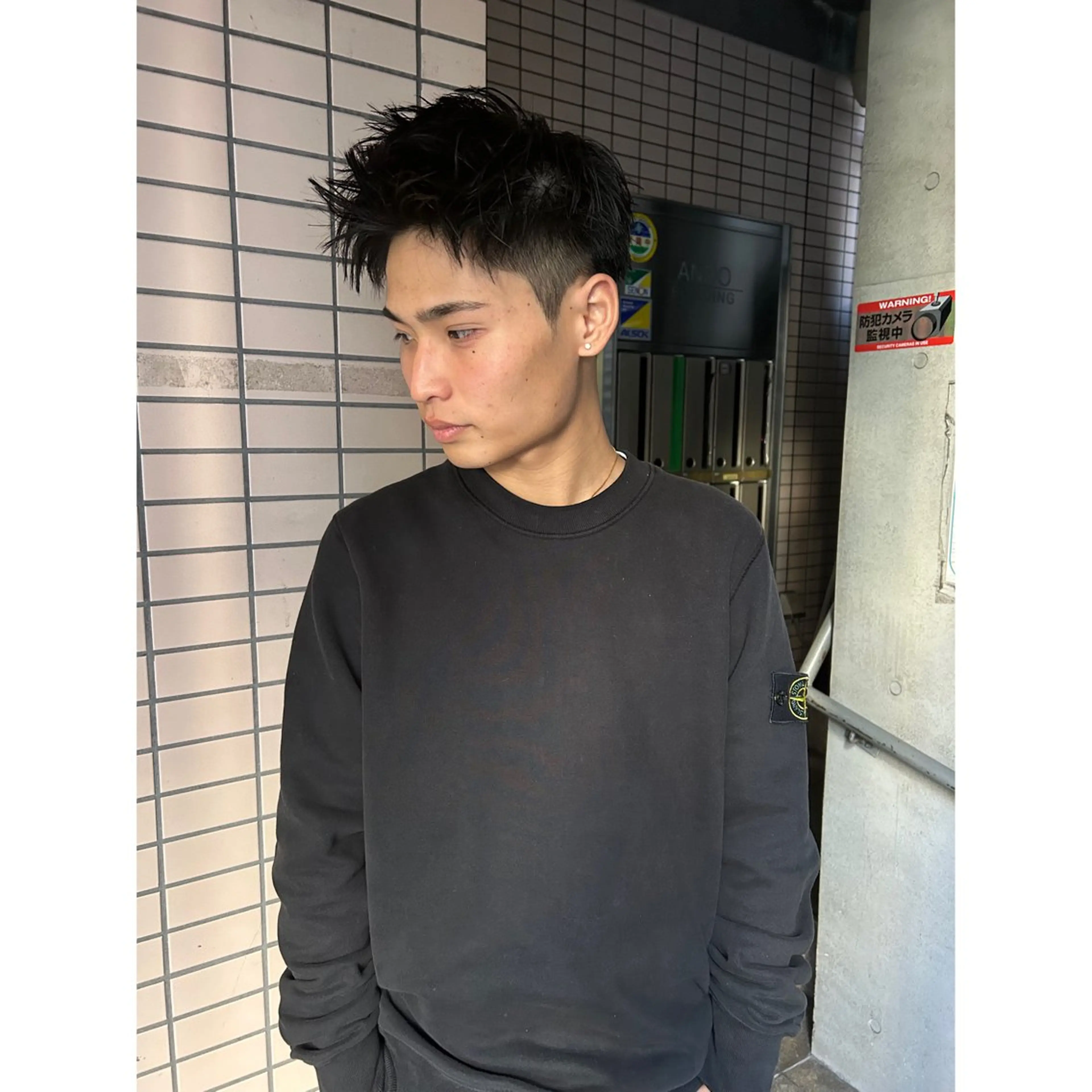 ショート パーマ メンズ メンズブリーチ メンズハイライト メンズインナーカラー メンズパーマ プードルパーマ カット charme所属・💈メンズ特化 /伊藤大輝💈のヘアスタイル
