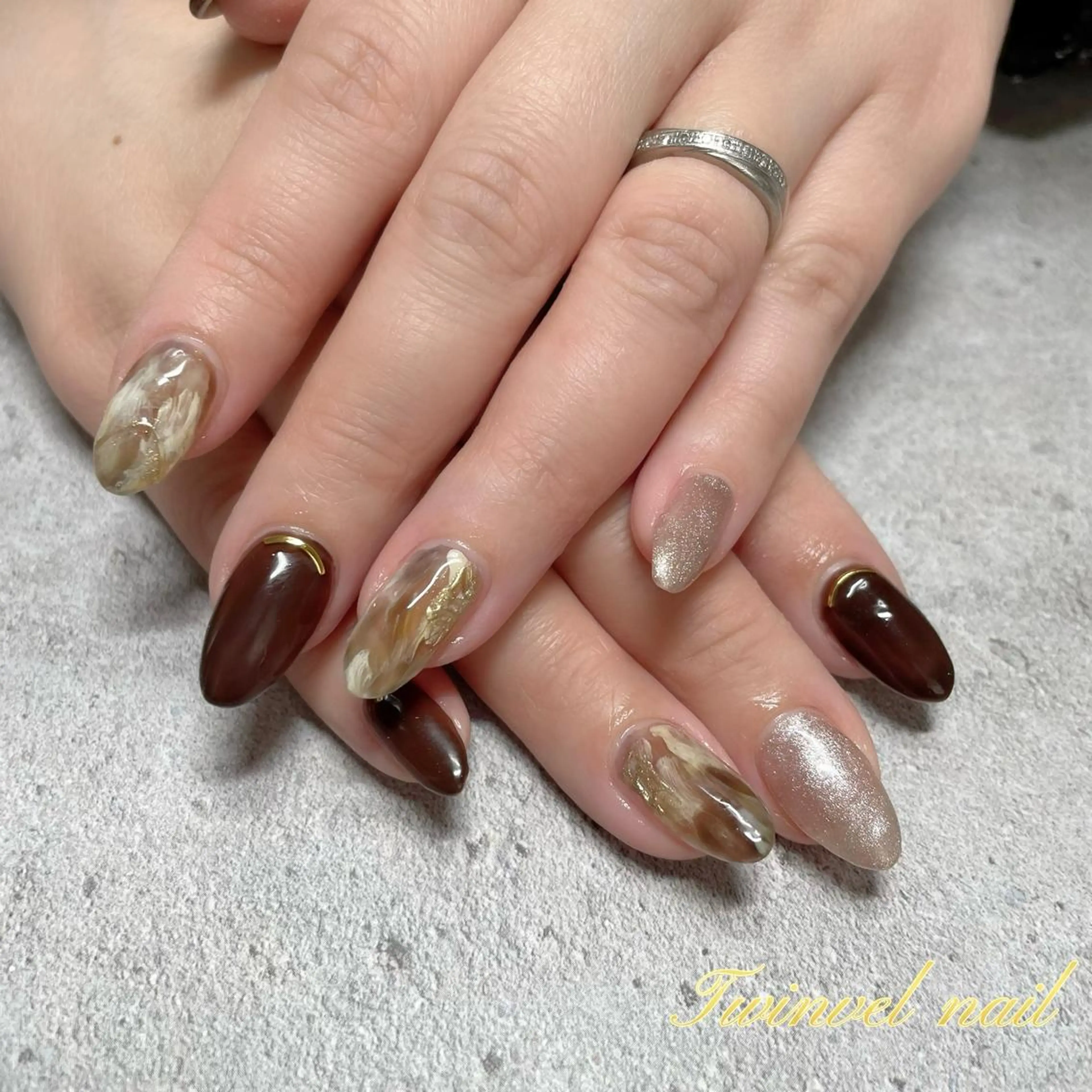 ネイル ハンドネイル Twinvel nailのネイルデザイン