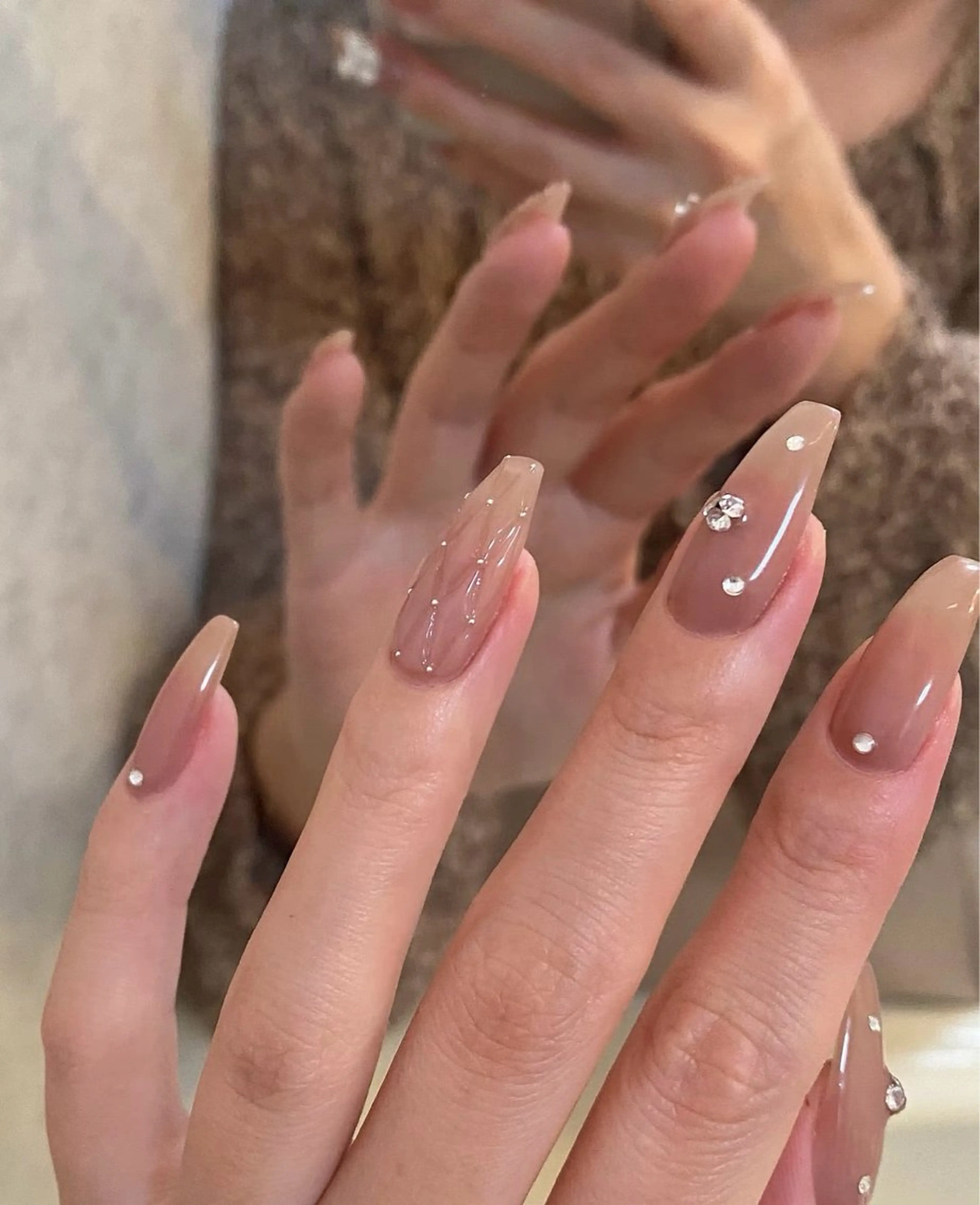ネイル アートネイル フレンチネイル マグネットネイル ミラーネイル オフィスネイル ハンドネイル Blossom nail【ブラソンネイル】所属・Blossom nail_Yuniのネイルデザイン