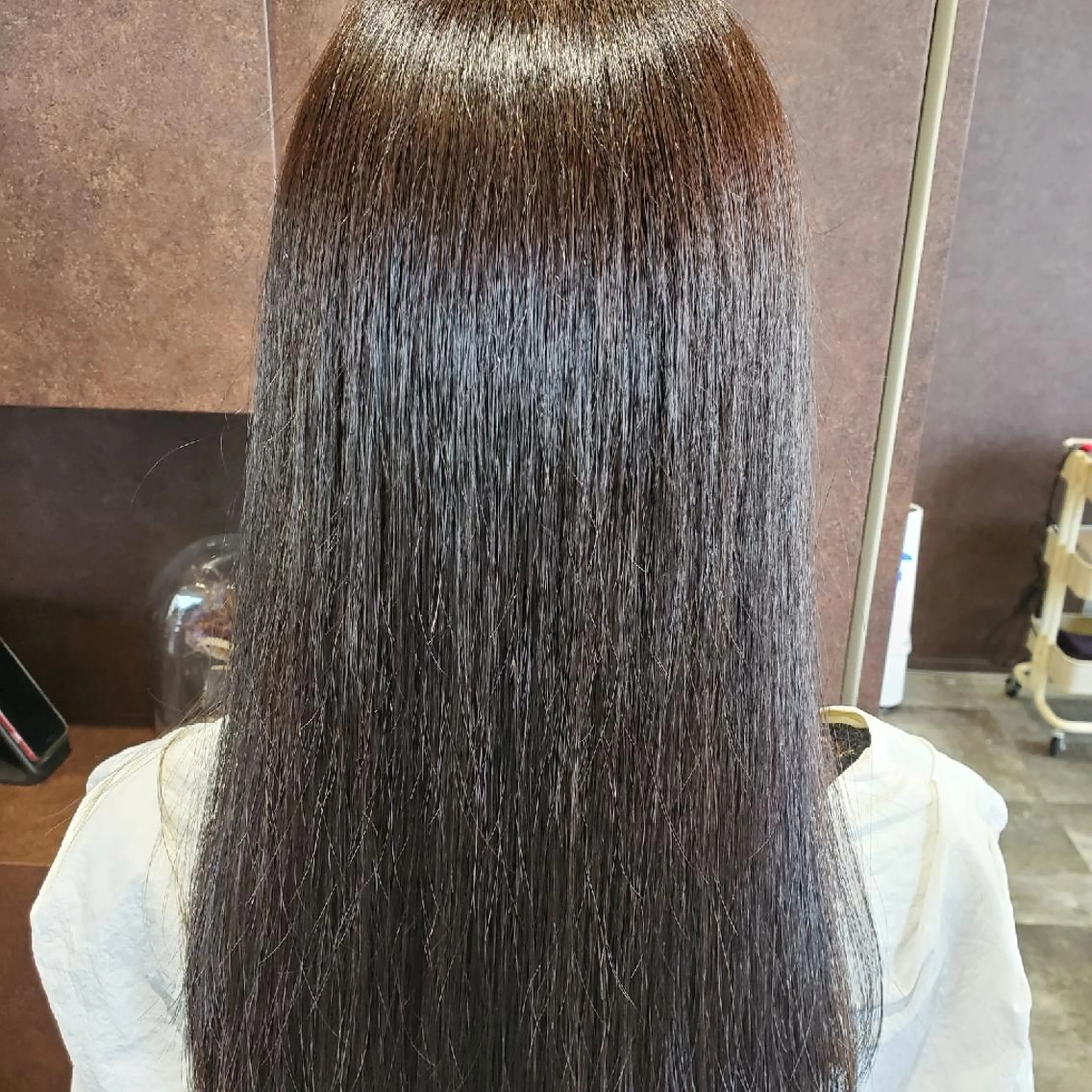 ロング カラー バイオレットカラー 髪質改善 トリートメント LORE　minatomirai所属・takeuchi 🐒のヘアスタイル