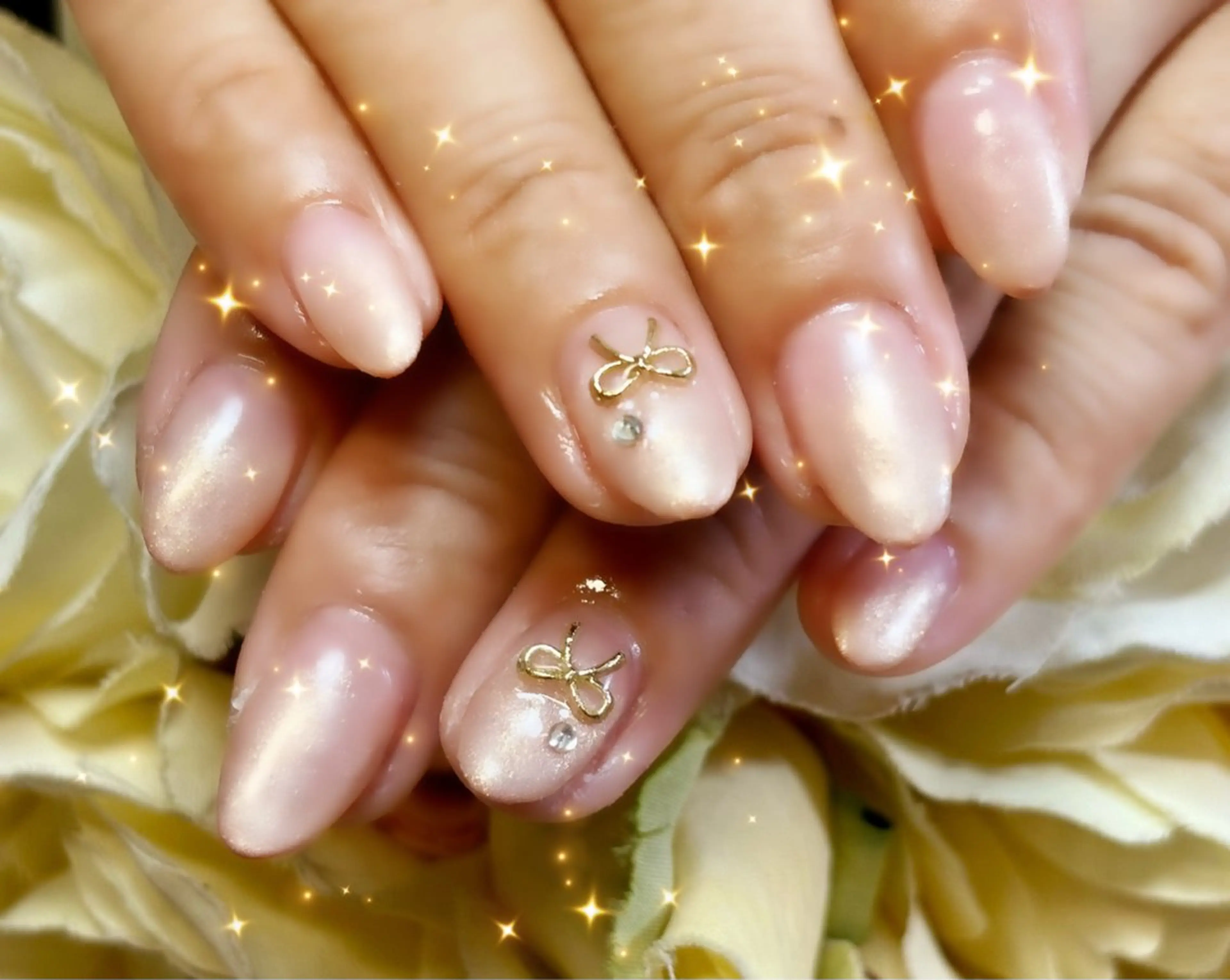 ショート ハンドネイル サロンドラフィーユ LAFEUILLEのネイルデザイン