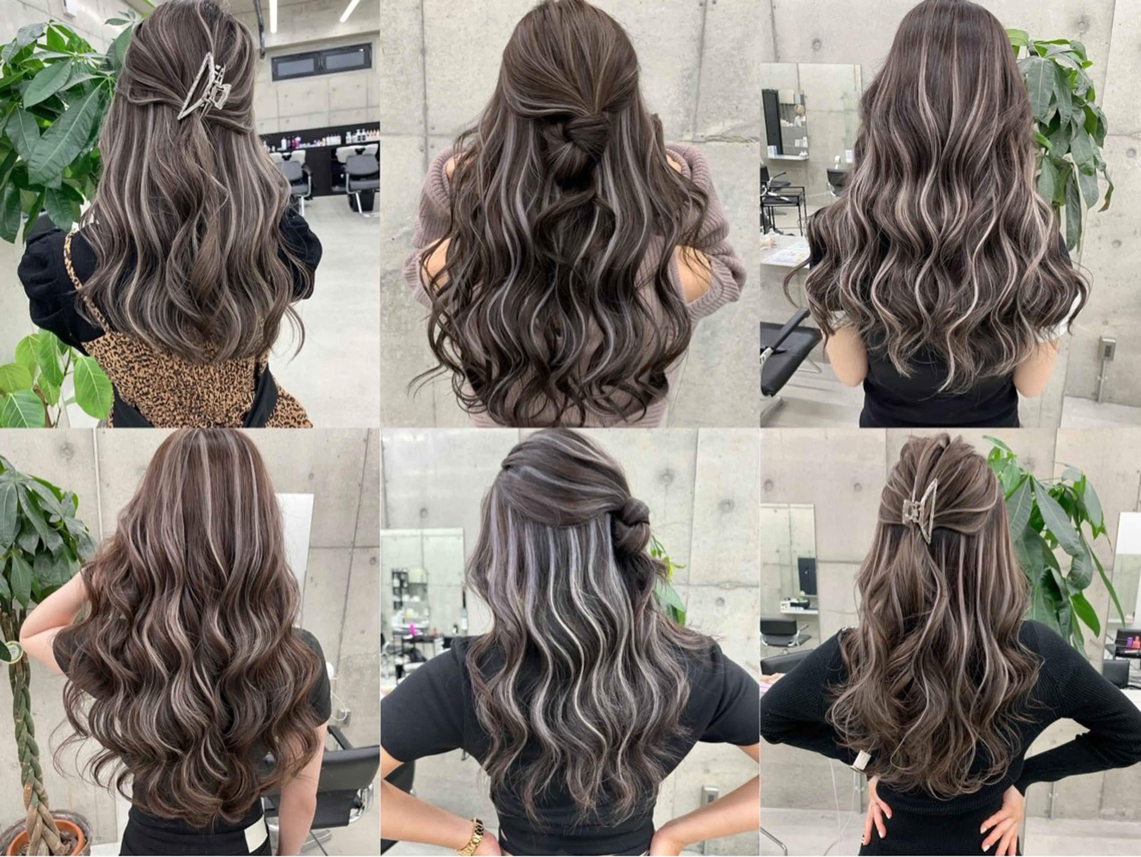 ロング カラー ヘアカラー 黒田 真美のヘアスタイル