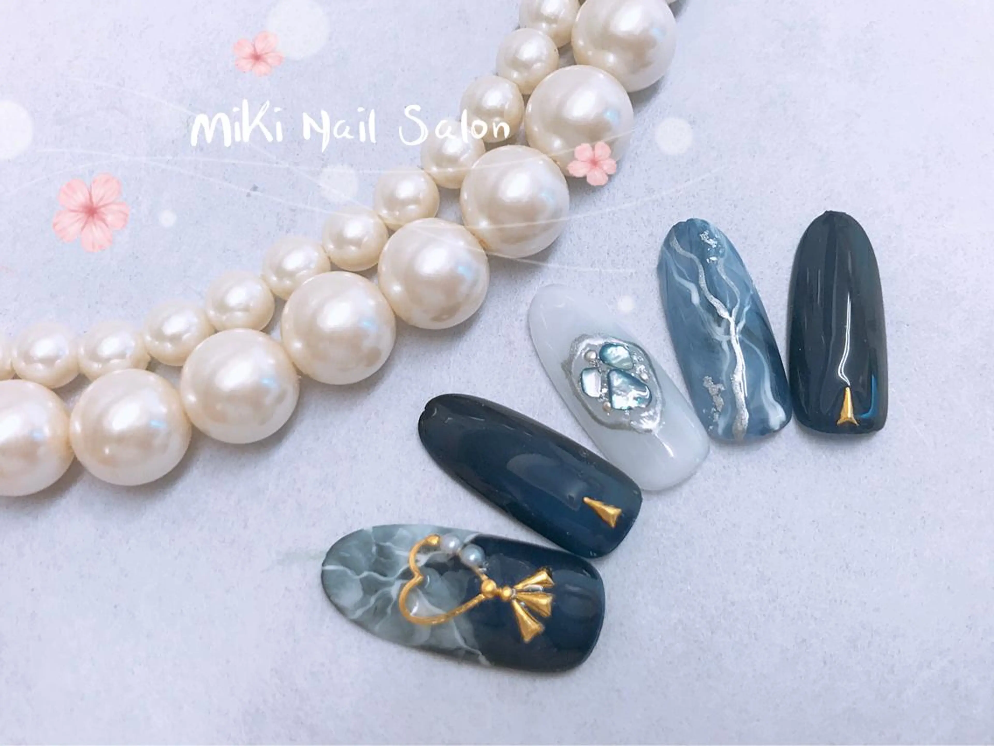 ネイル MiKi Nai池袋 長さだし得意のネイルデザイン