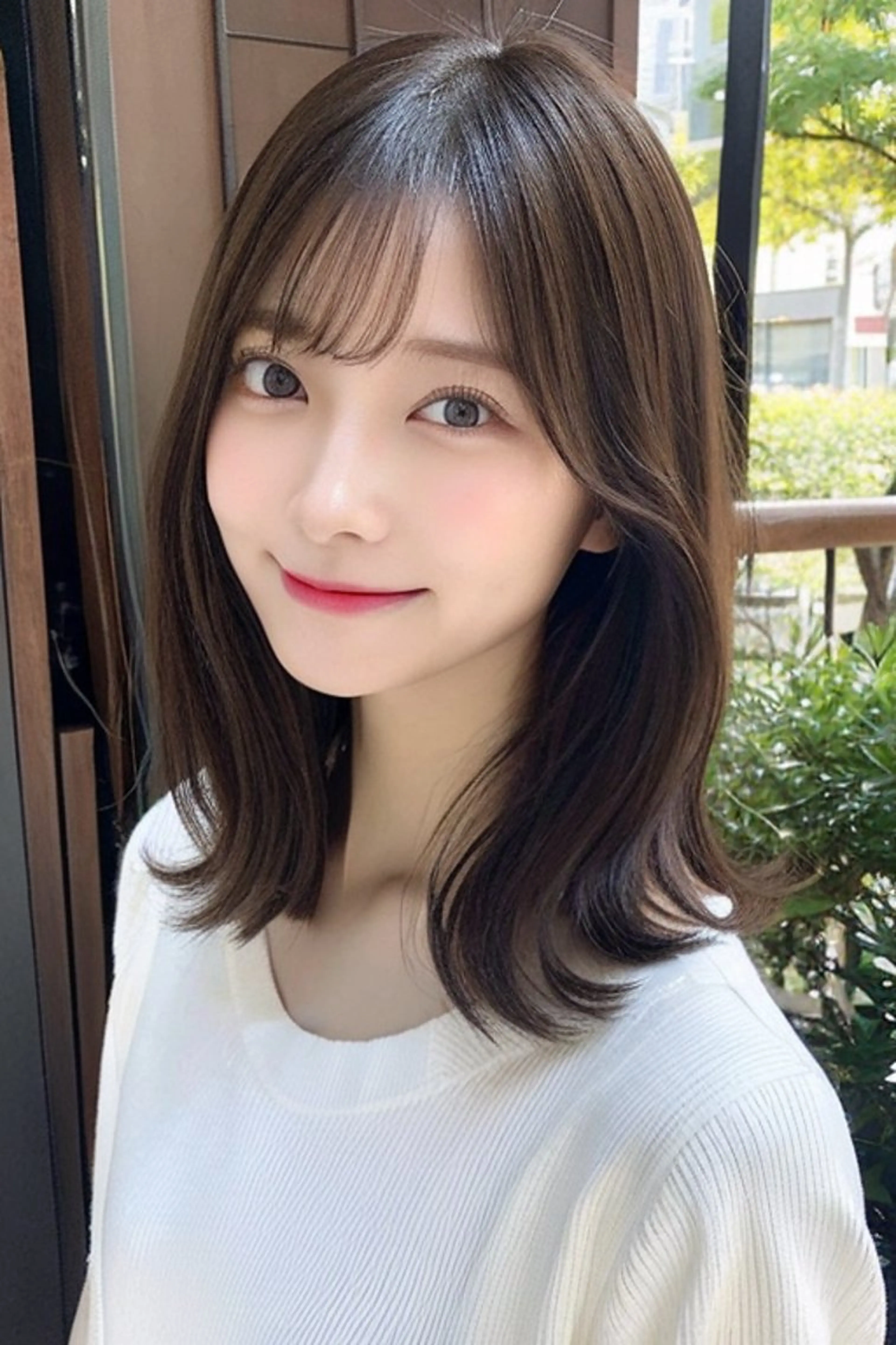 ミディアム bambi PETZのヘアスタイル
