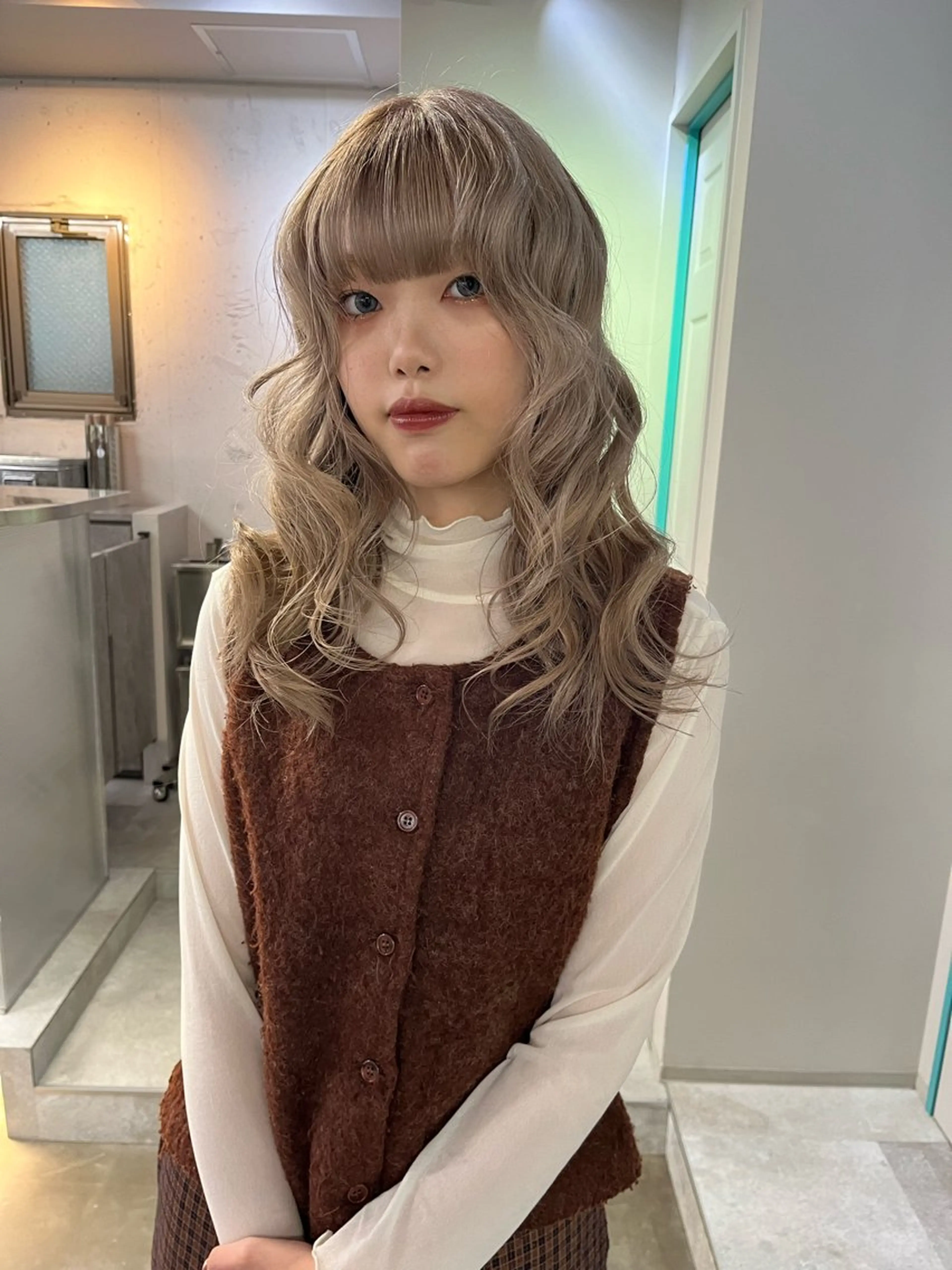 カラー ロングレイヤー ¥0🎀MEIのヘアスタイル
