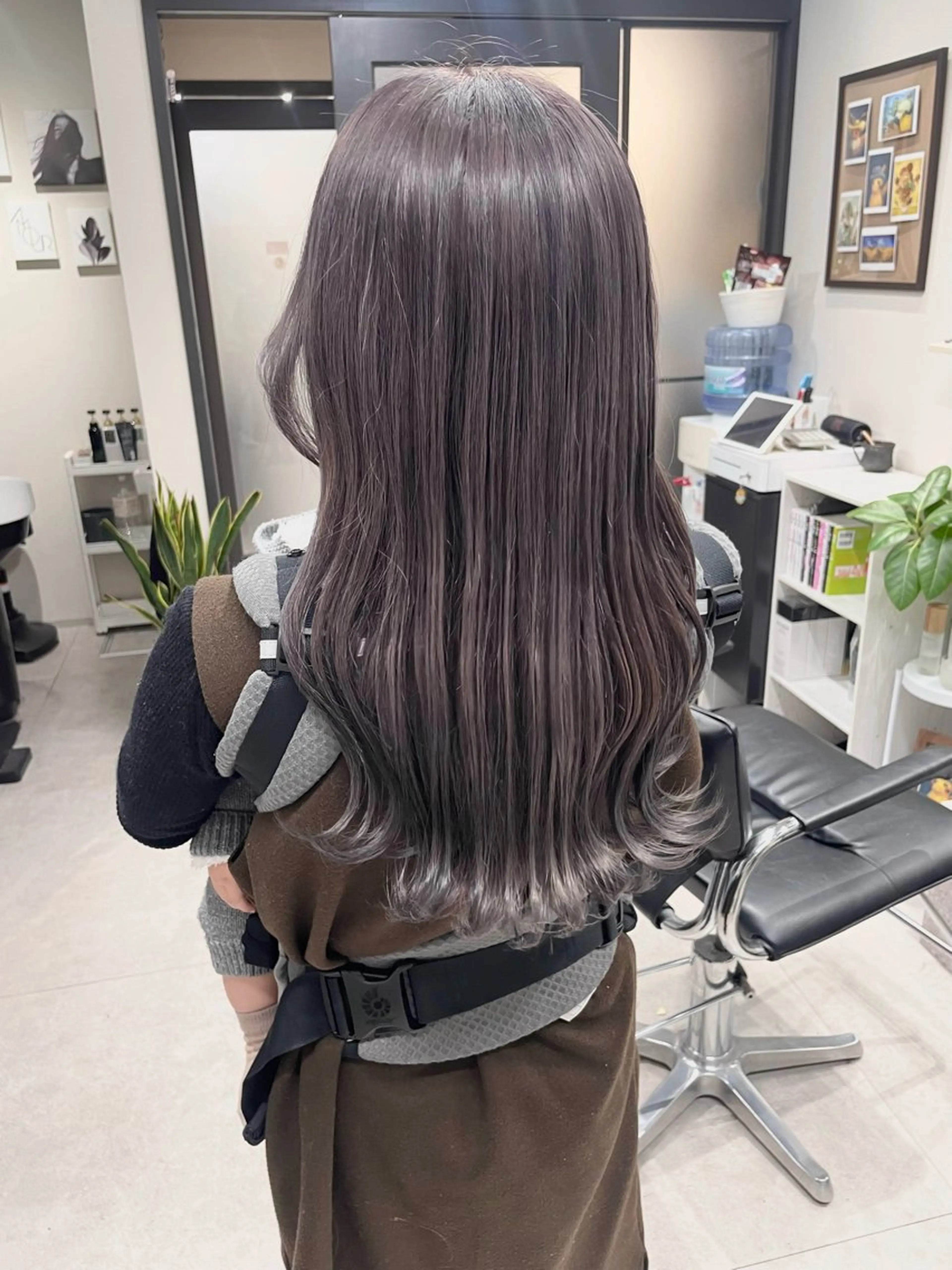 ロング カラー カット ヘアカラー 髪質改善will hairdesignのヘアスタイル
