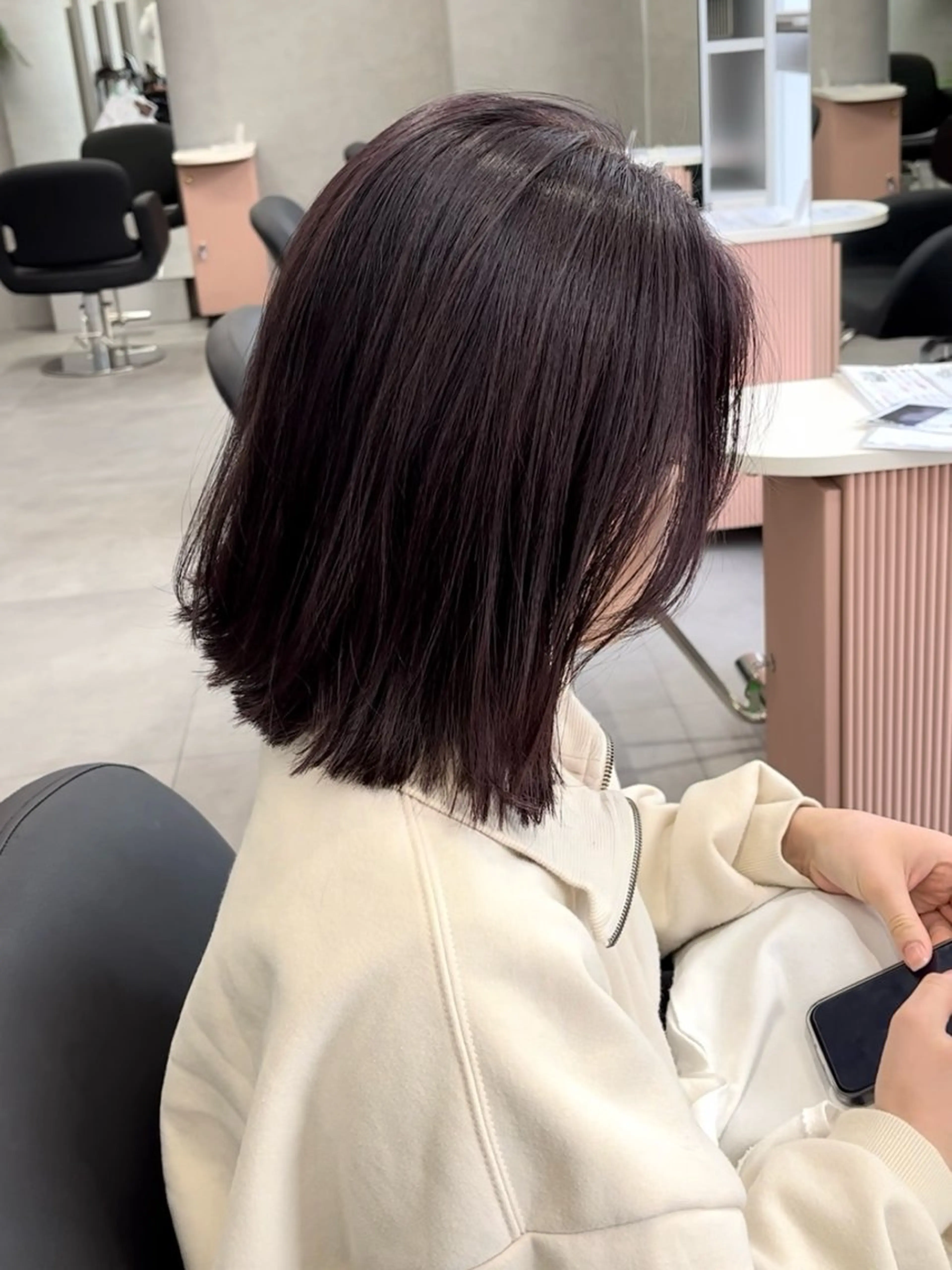 ミディアム 岸田 悠佑のヘアスタイル
