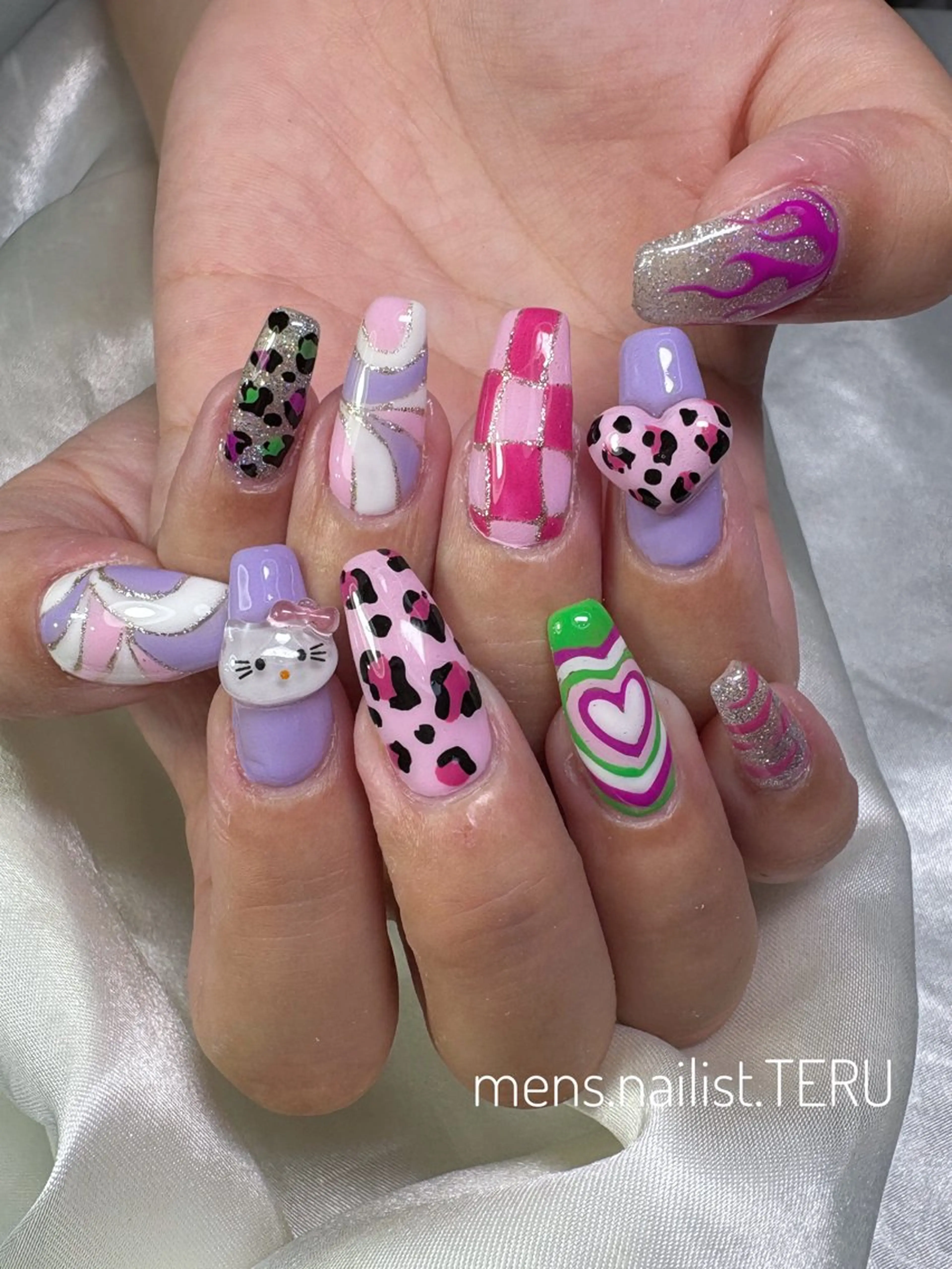 ネイル メンズネイル ハンドネイル nail salon ETERNAL所属・メンズネイリスト TERUのネイルデザイン