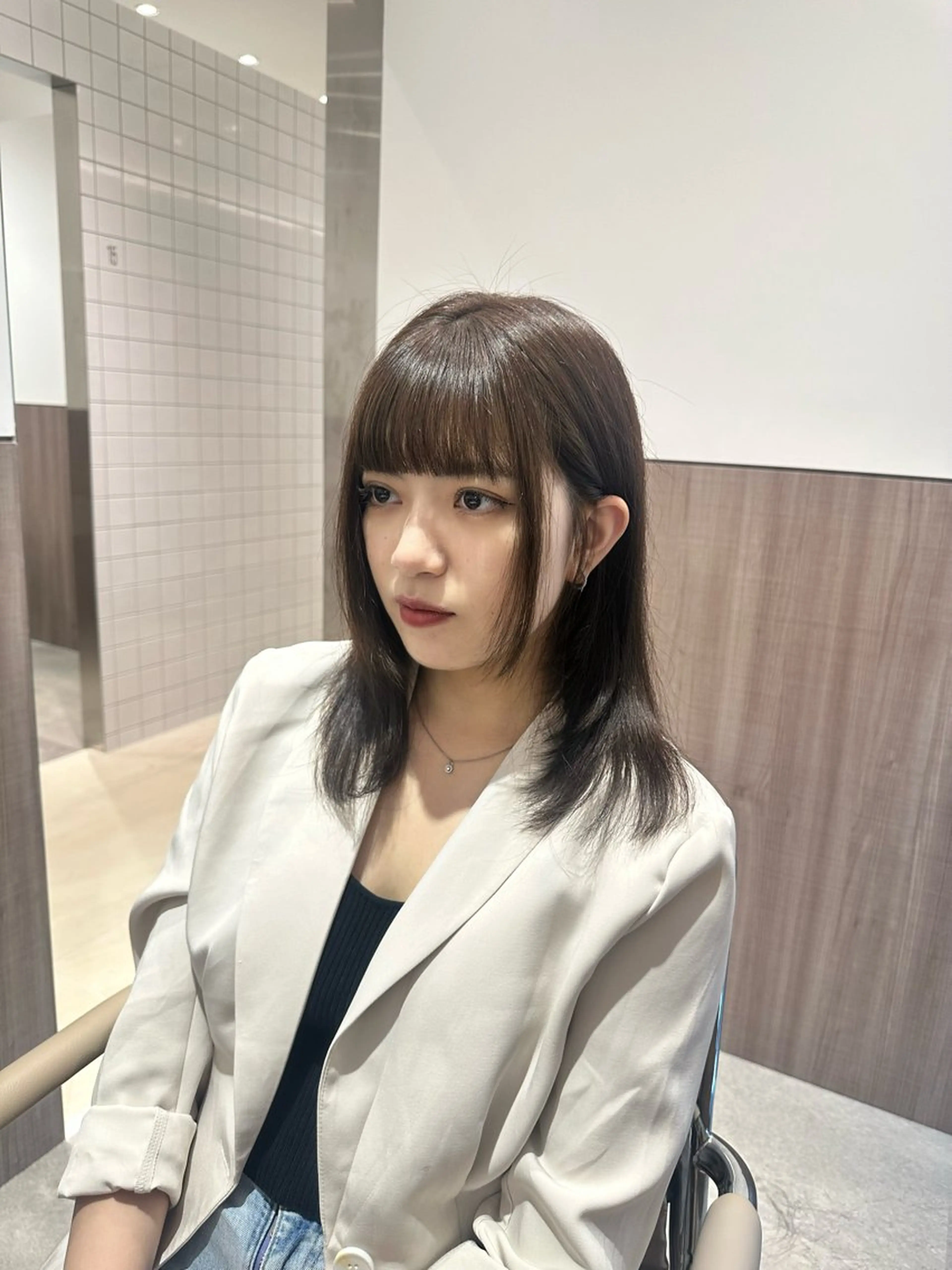 カラー マンツーマン/原宿/ 透明感カラー⭐️のヘアスタイル