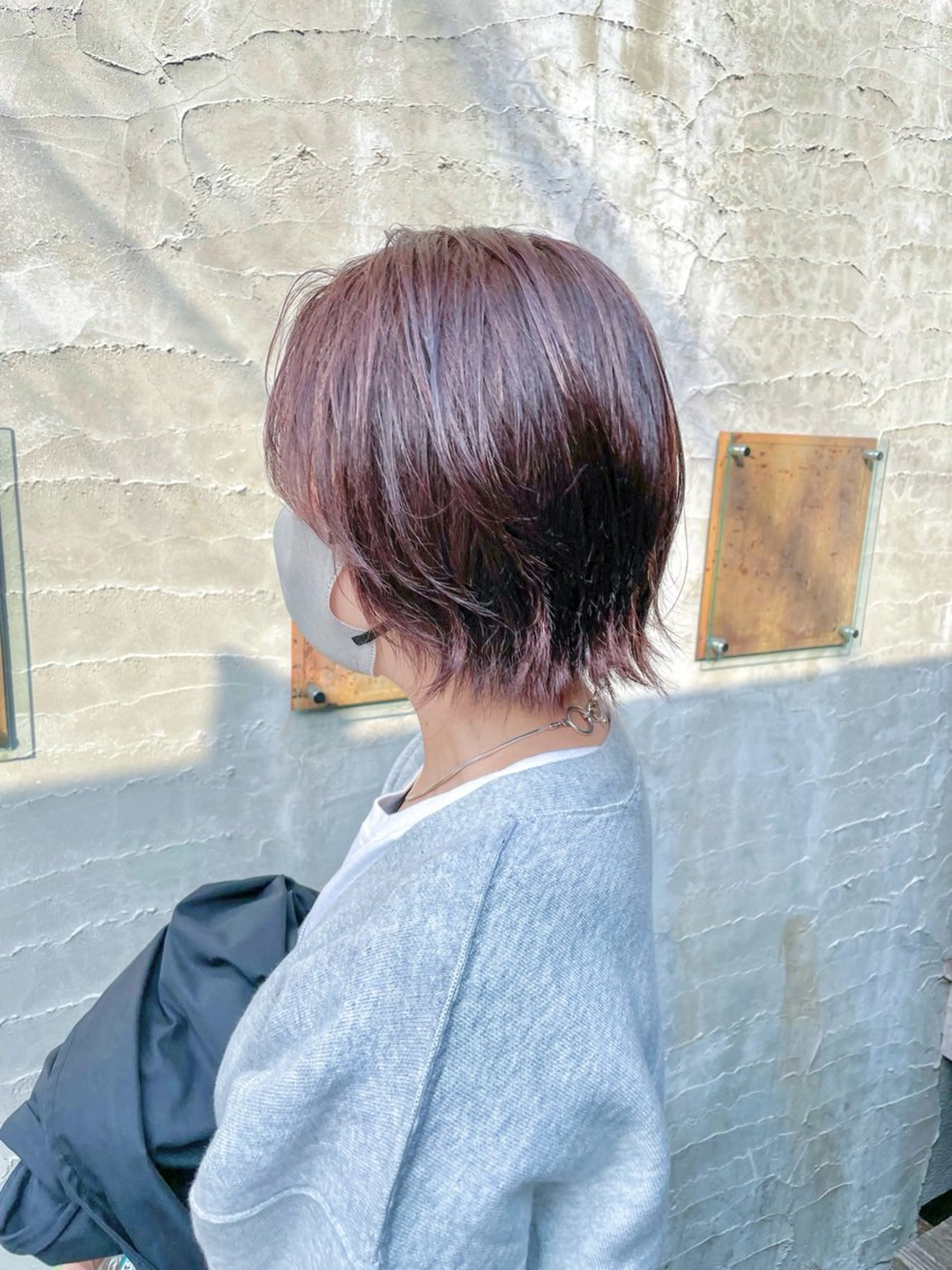 ショート ショートボブ ボブ レイヤーカット ショートヘア カット ヘアカラー なか ちゃんのヘアスタイル