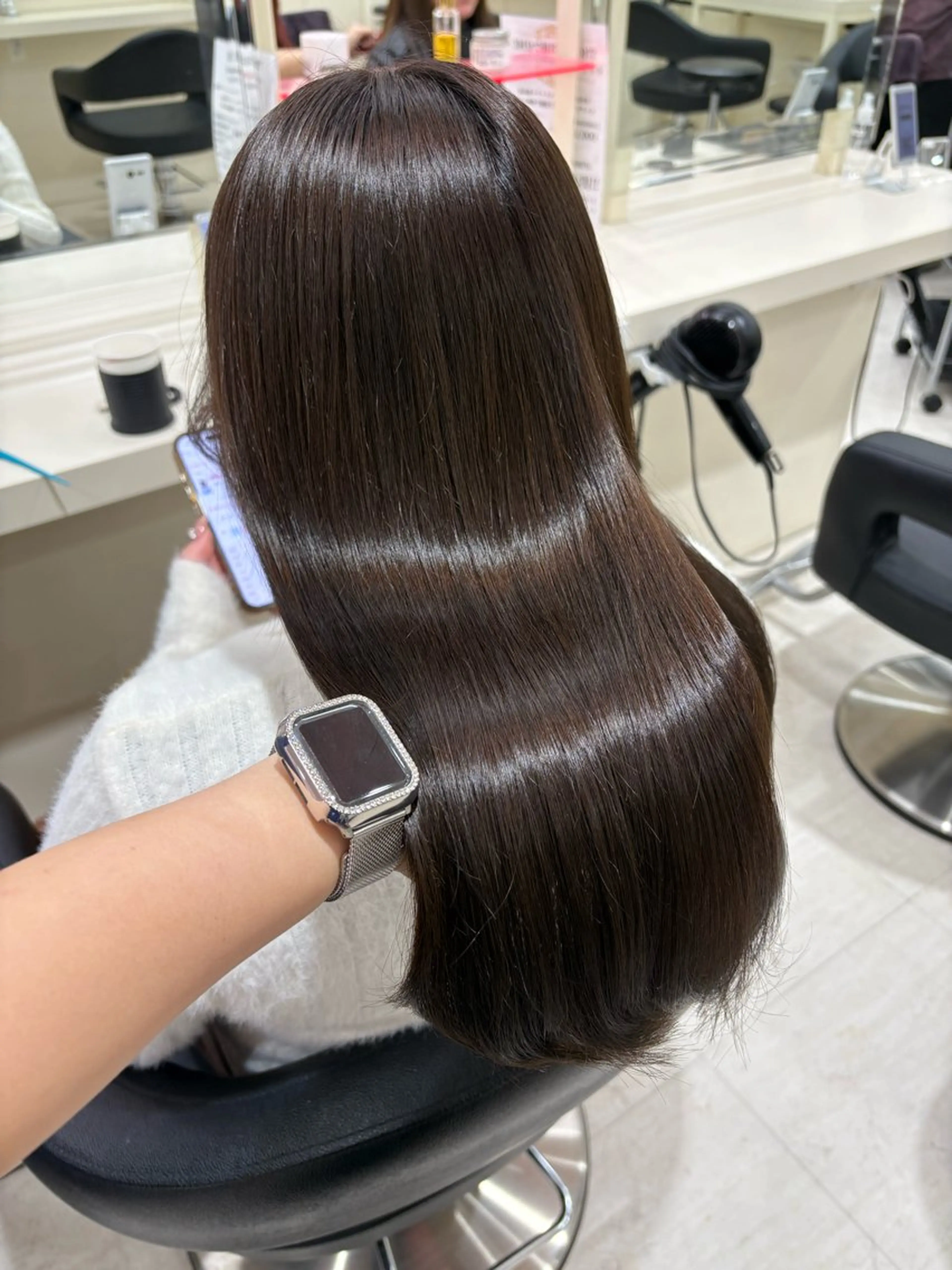 ロング カラー ヘアアレンジ ヘアカラー 💟RINNA 艶カラー💟のヘアスタイル