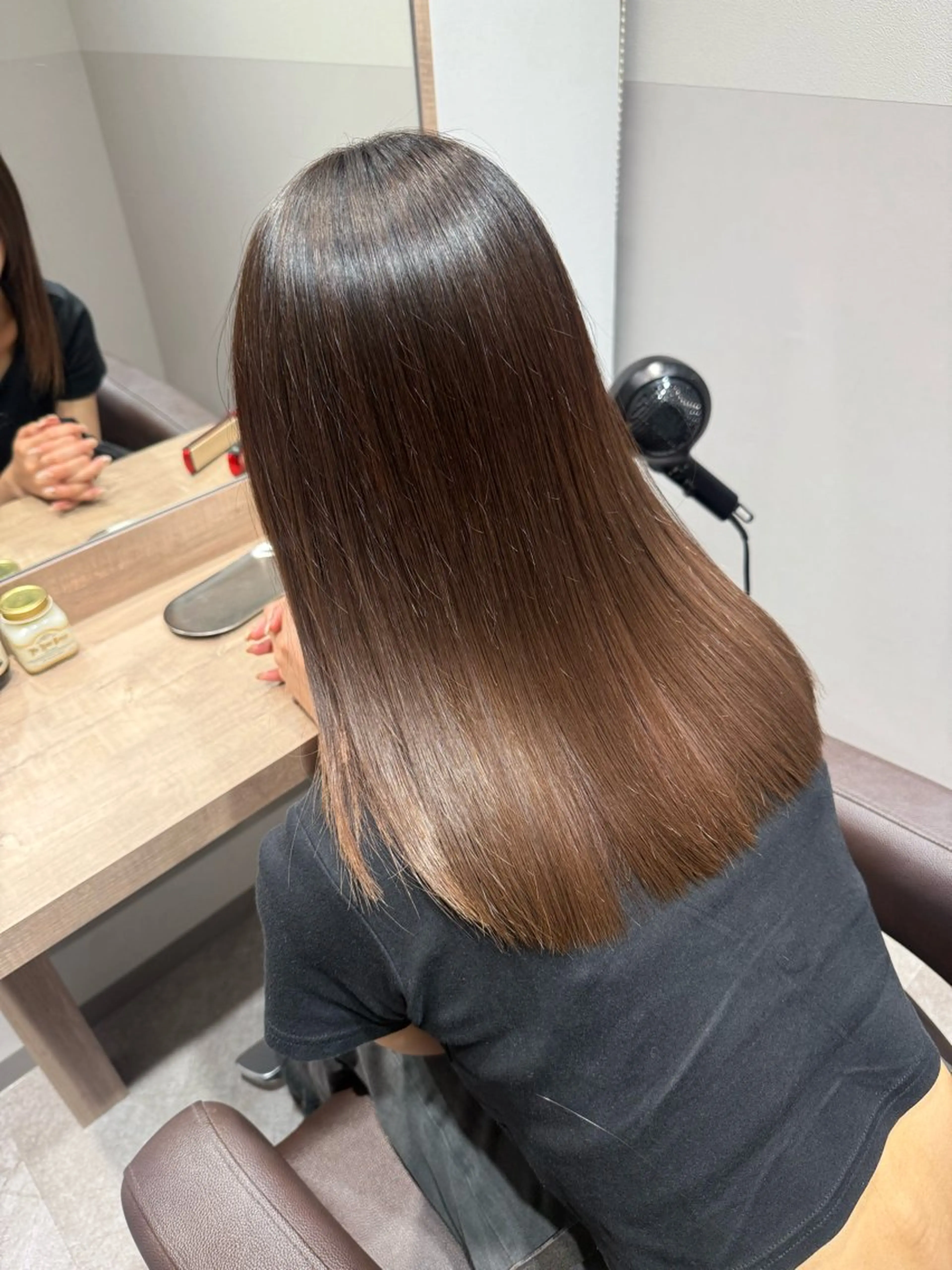 カット＋縮毛矯正＋髪質改善3stepトリートメントの写真