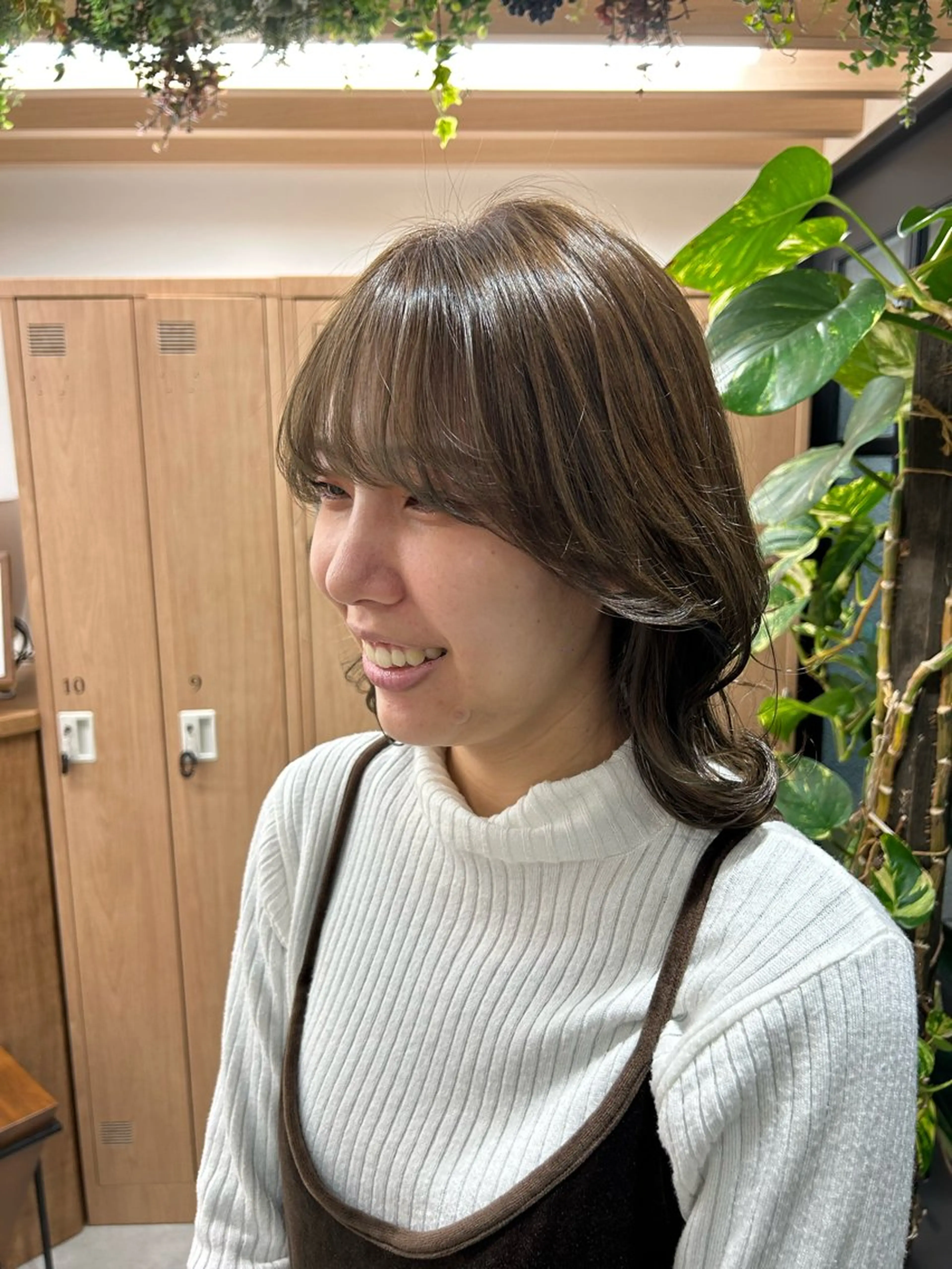 セミロング カット ヘアカラー 🍒透明感カラー mutsuki🍒のヘアスタイル