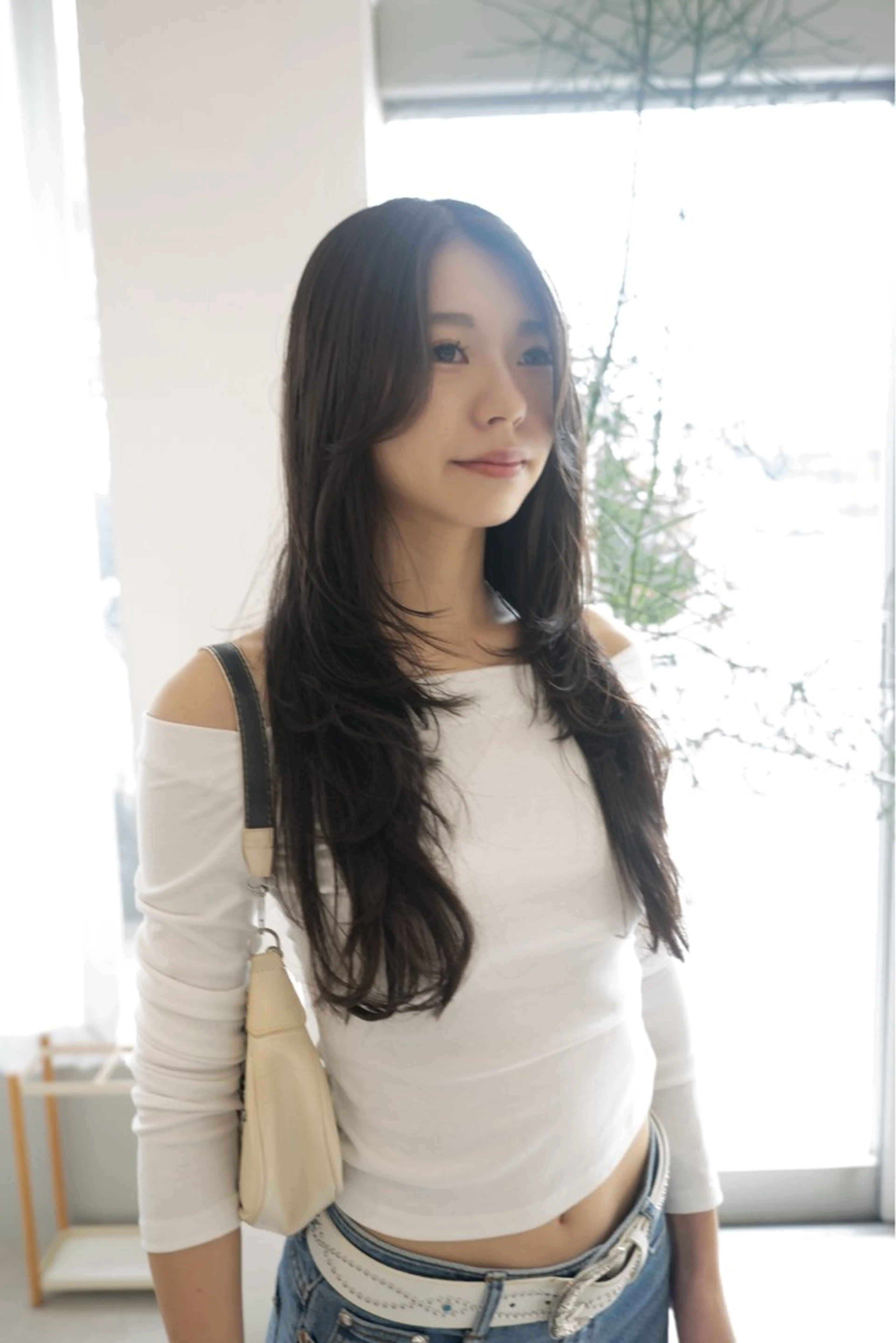 ロング ハッシュカット カット トリートメント 瀬長なおみ U too e'sのヘアスタイル