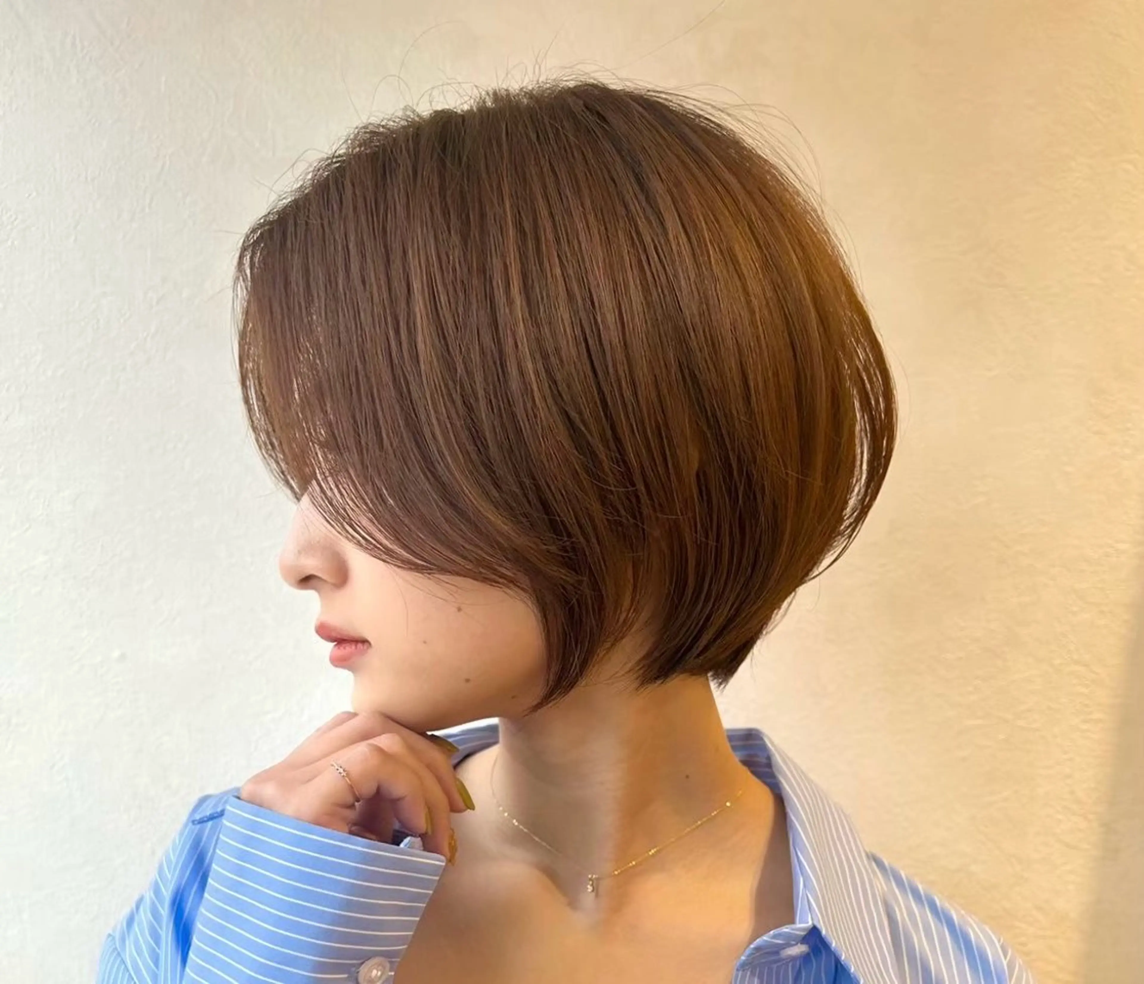 ショート ショートボブ ボブ ショートヘア Lond Role所属・🎀透明感ブラウ ンshizuka🎀のヘアスタイル