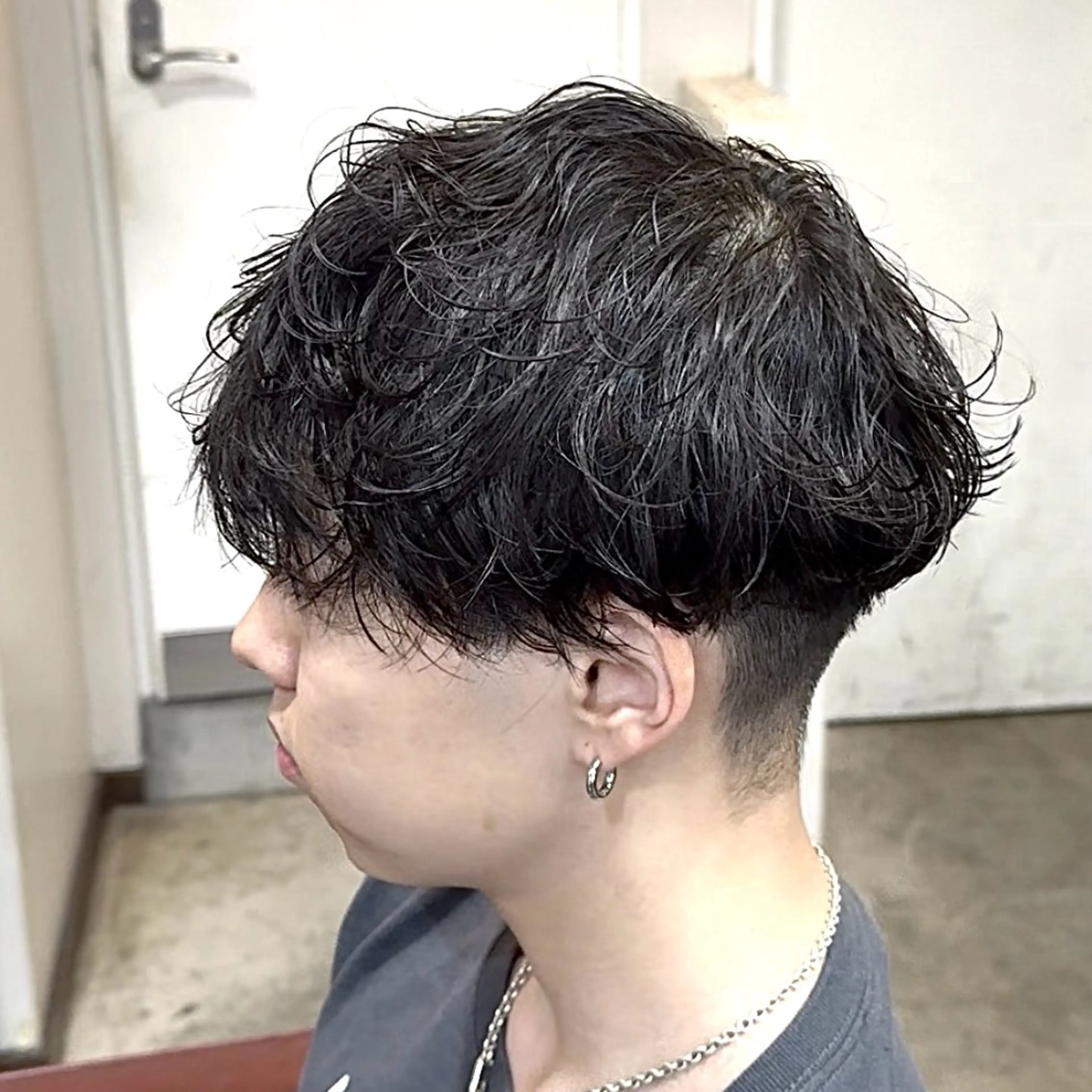 パーマ メンズ メンズパーマ カット パーマ 波巻き|シャドウ| サーフカール|RYUのヘアスタイル
