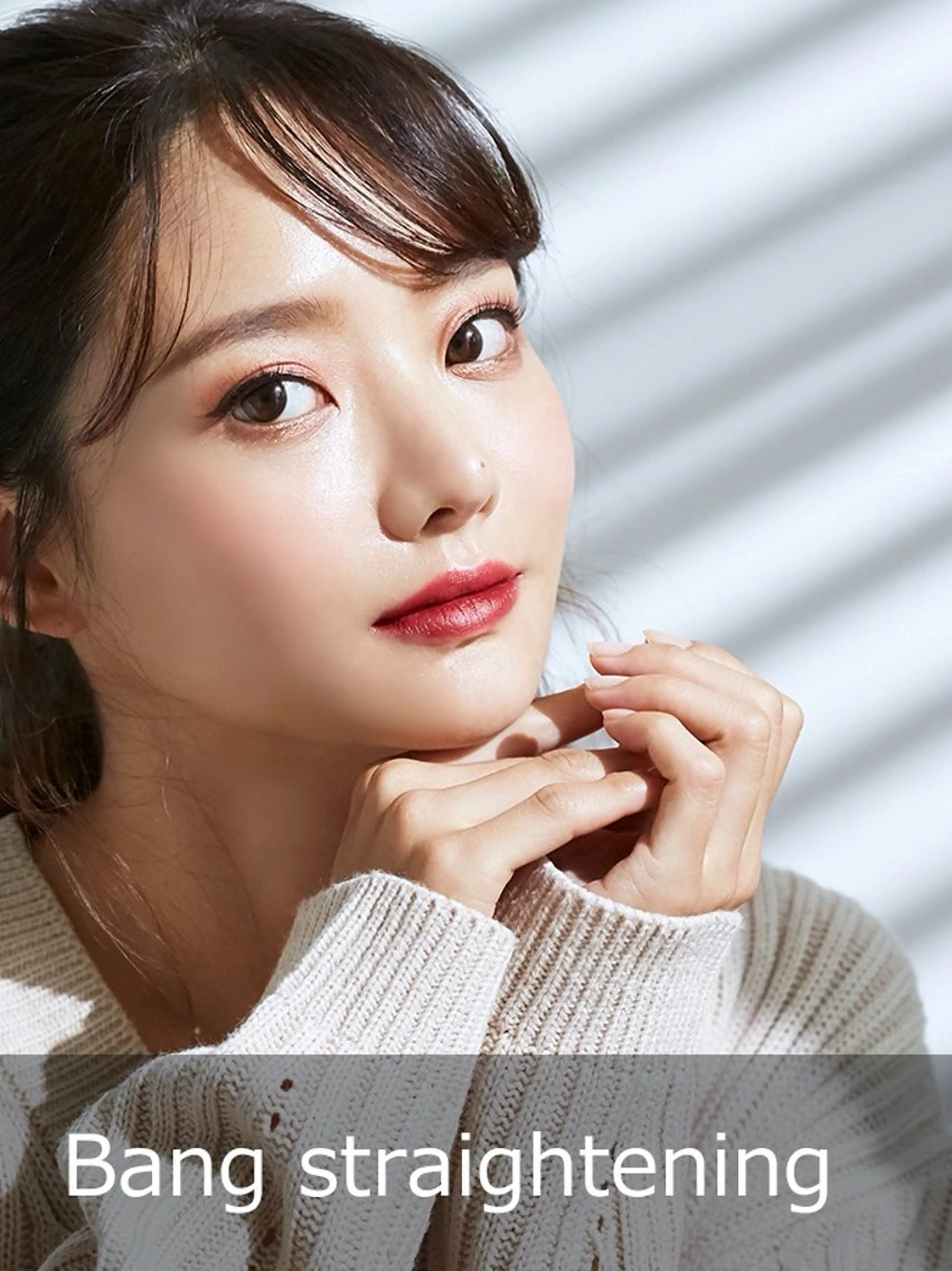 セミロング カット 縮毛矯正 anyhow academyのヘアスタイル