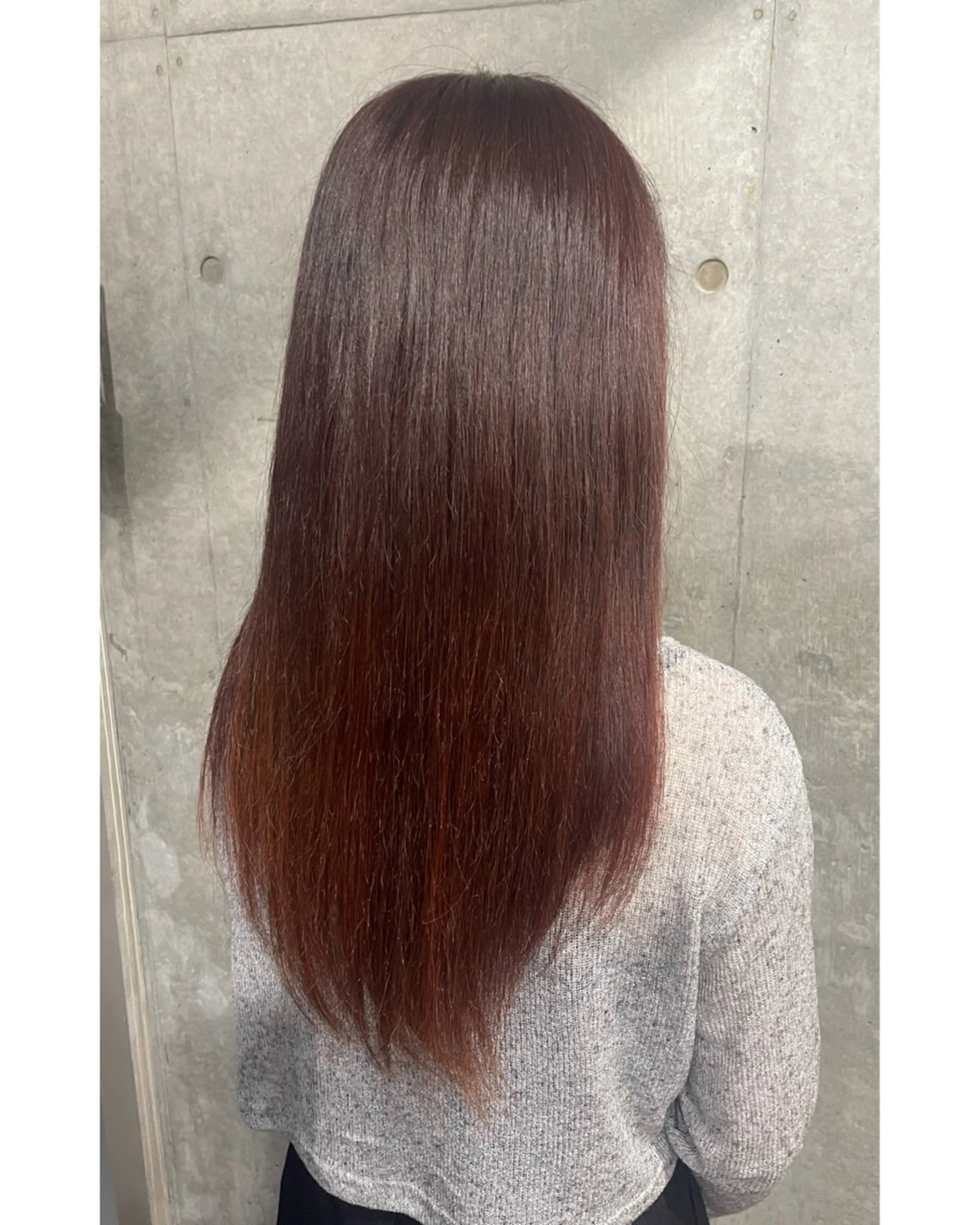 ロング カラー ヘアカラー トリートメント 🤍透明感カラー ソメヤナナ 🤍のヘアスタイル