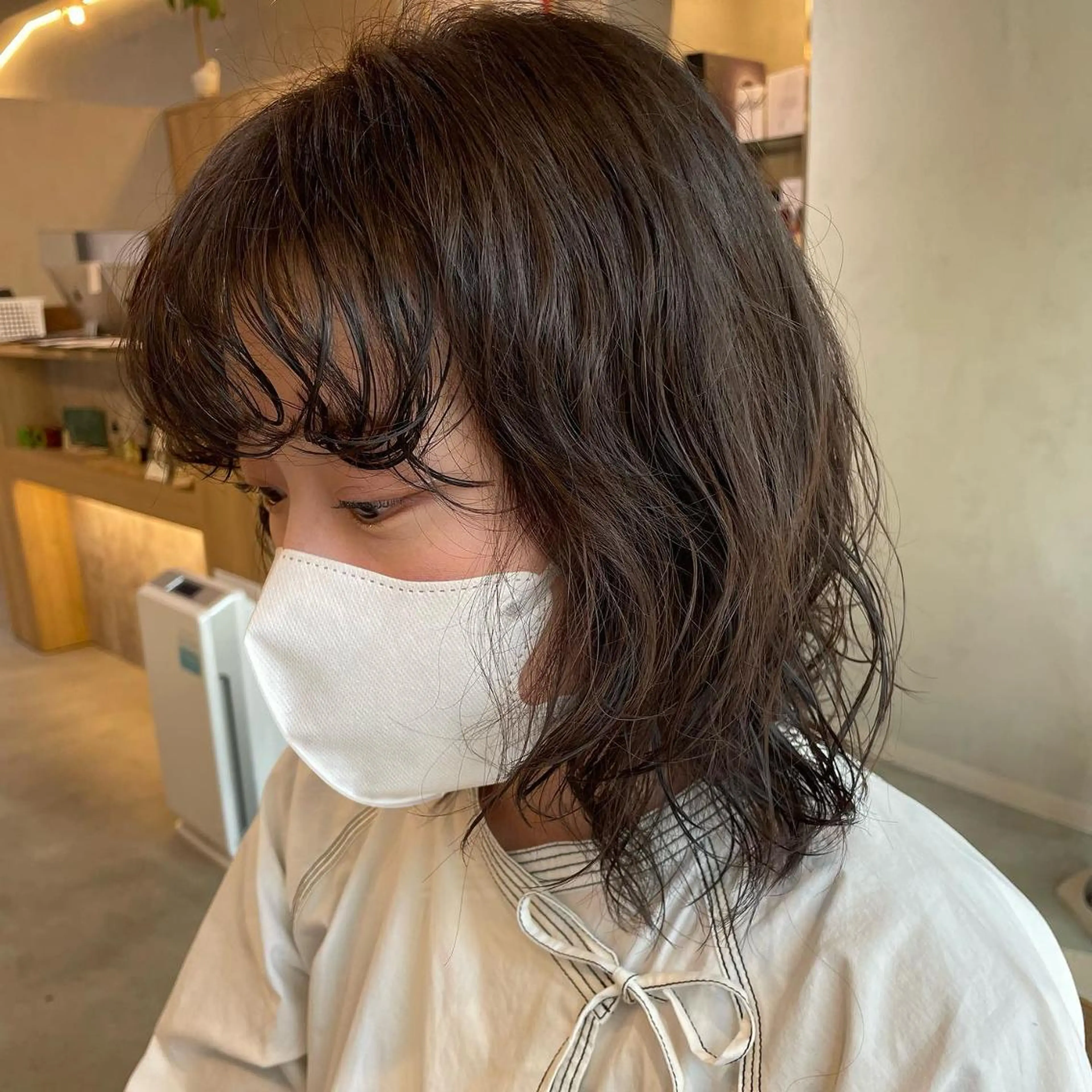 カラー ヘアアレンジ ブリーチ 透明感カラー ブリーチなしカラー 𝙢𝙞𝙮𝙪🎀 girly hairのヘアスタイル