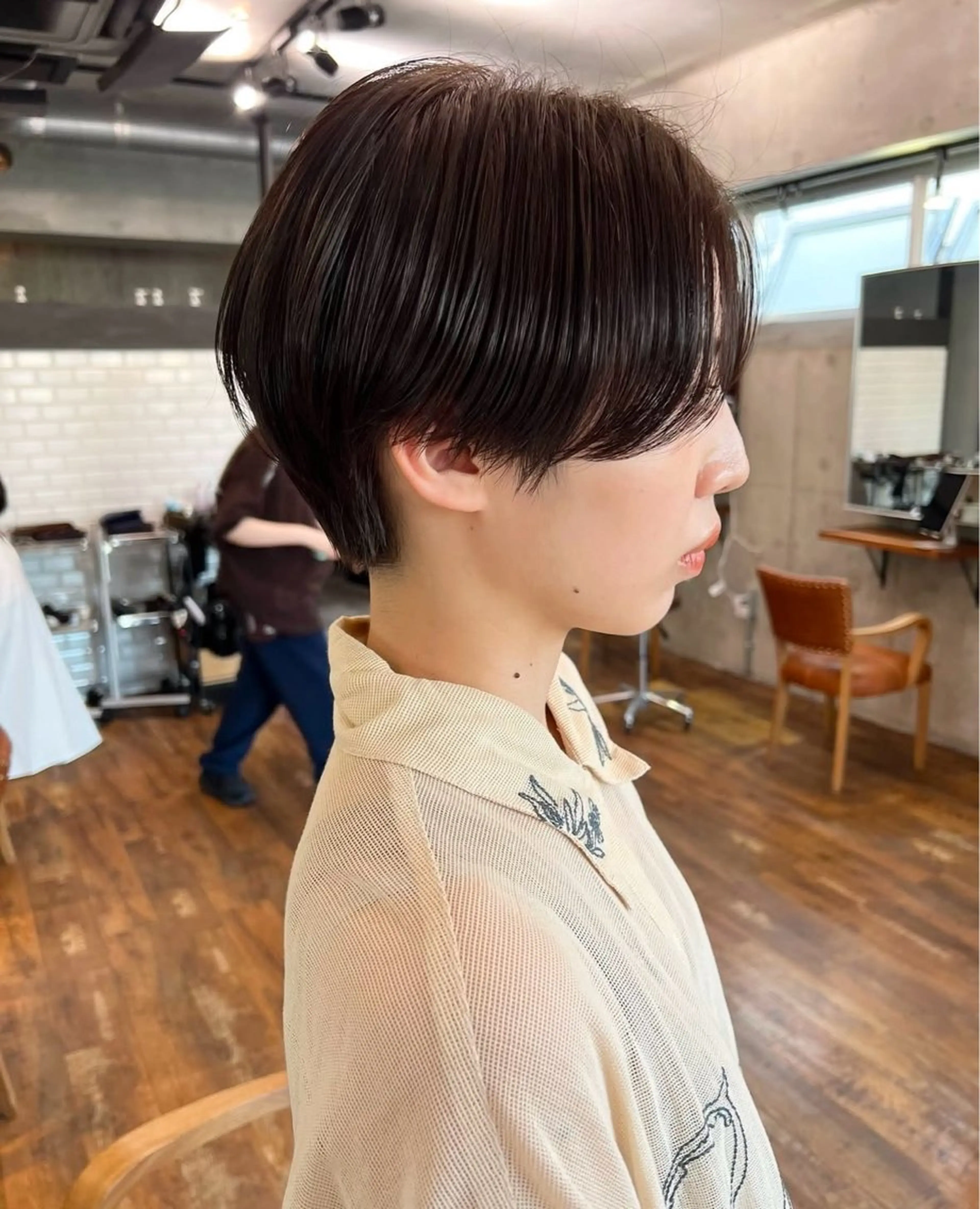 ショート ENIEN MAKE’S 立川所属・ミカ💫レイヤー/ メンズ/透明感カラーのヘアスタイル