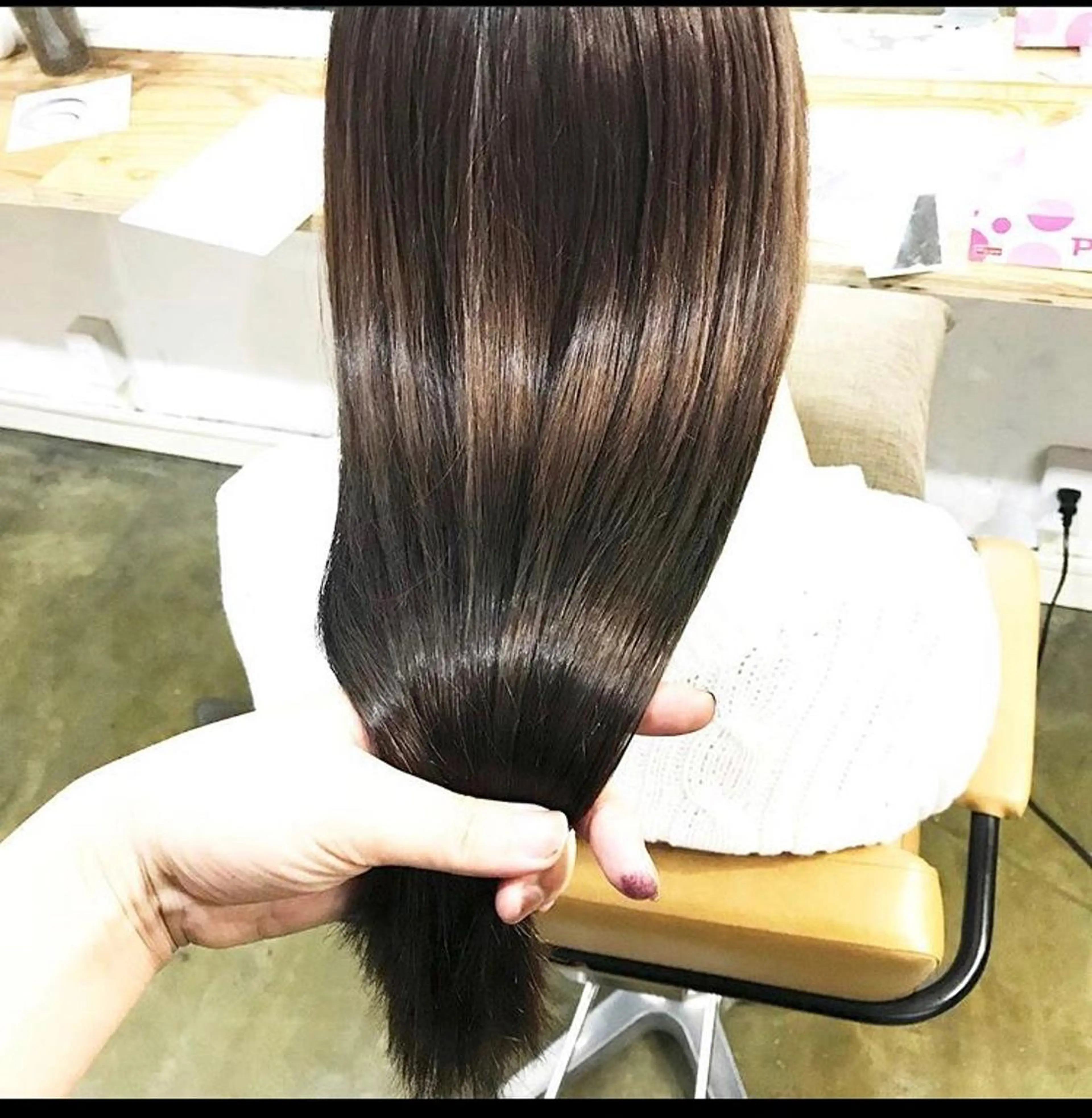 セミロング カラー 髪質改善 カット ヘアカラー トリートメント 🌸髪質改善特化🌸 店長 ゆうやのヘアスタイル