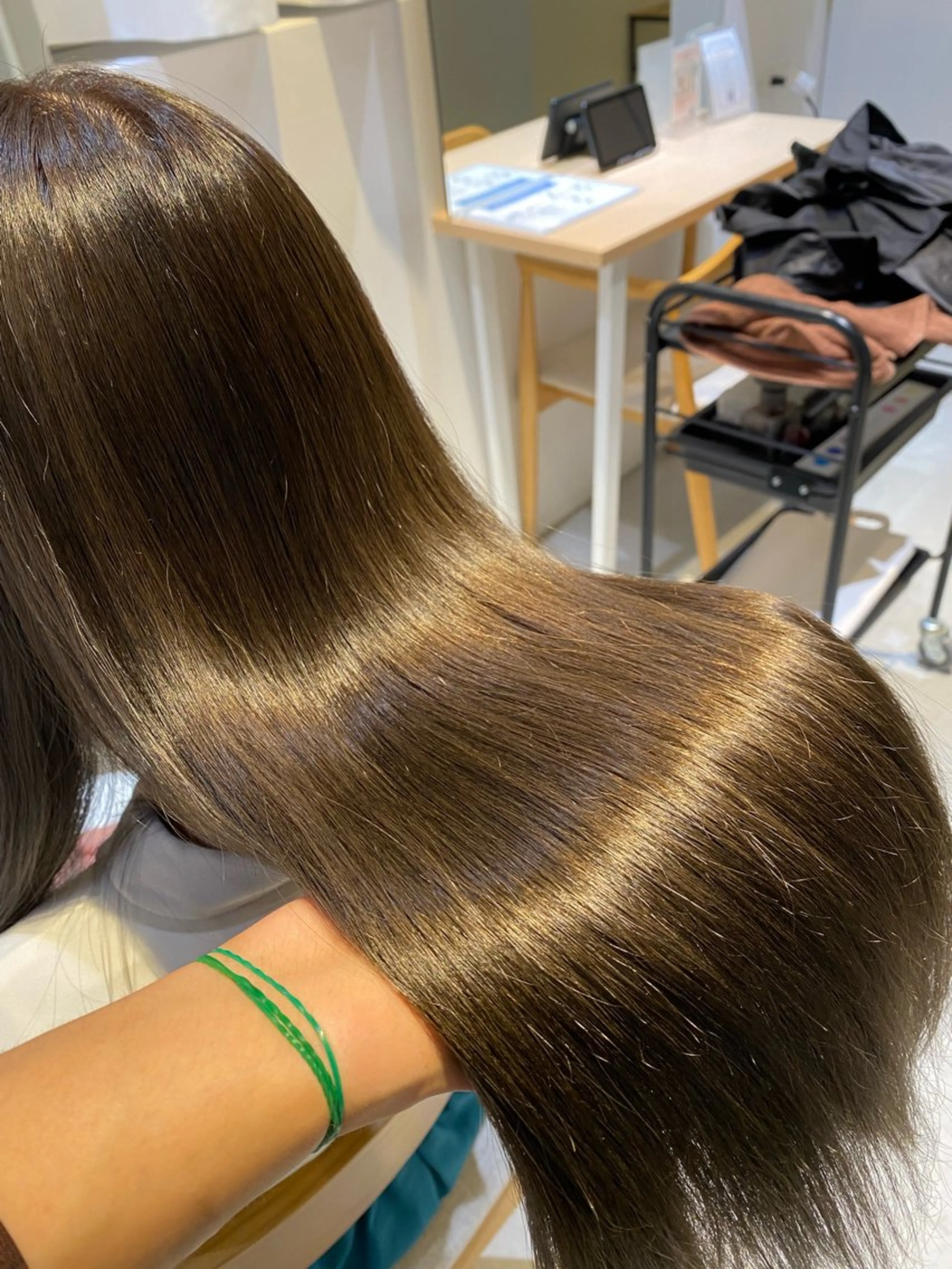ミディアム カラー ブリーチ ケアブリーチ トリートメント AI　TOKYO hair 名古屋所属・波多野タケシ/ 縮毛矯正特化のヘアスタイル