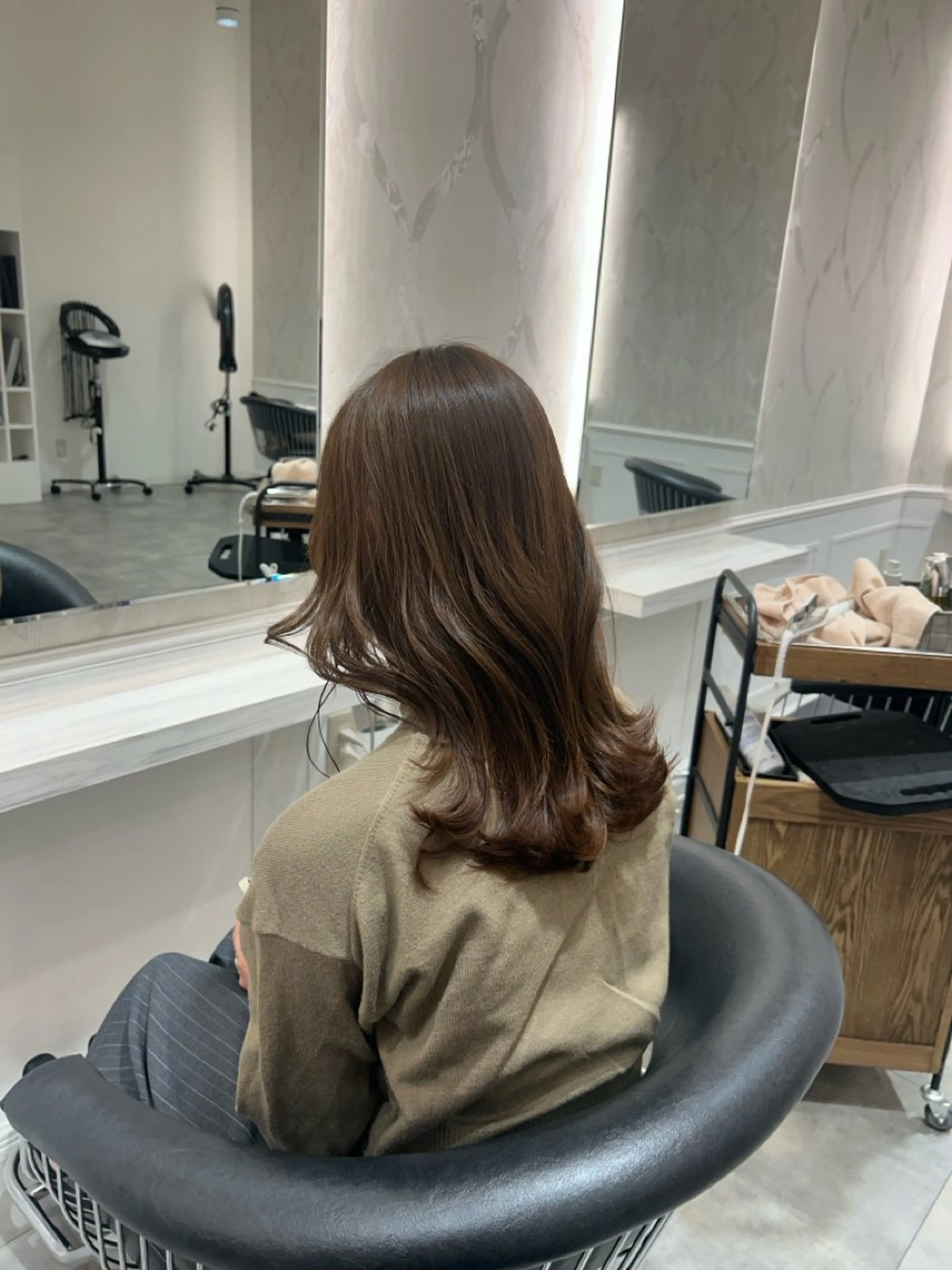 ミディアム La Bless所属・La Bless 難波 Manakaのヘアスタイル